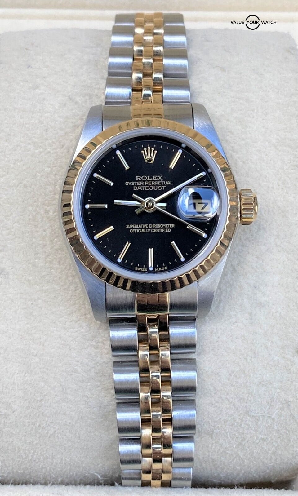 Rolex Lady Datejust 18K Yellow Gold & Stainless Steel 79173 Box & Papers
