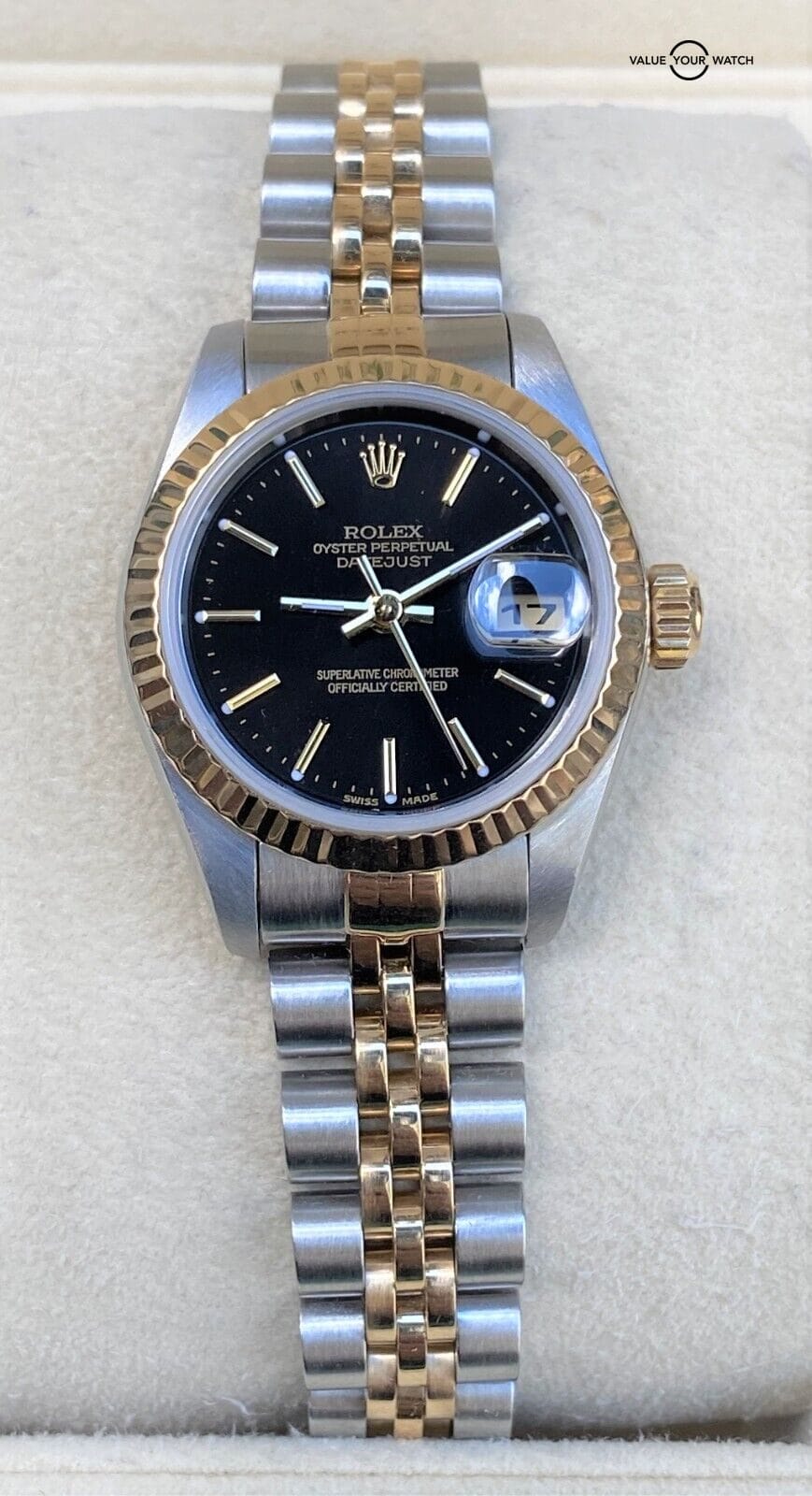 Rolex Lady Datejust 18K Yellow Gold & Stainless Steel 79173 Box & Papers - Image 3