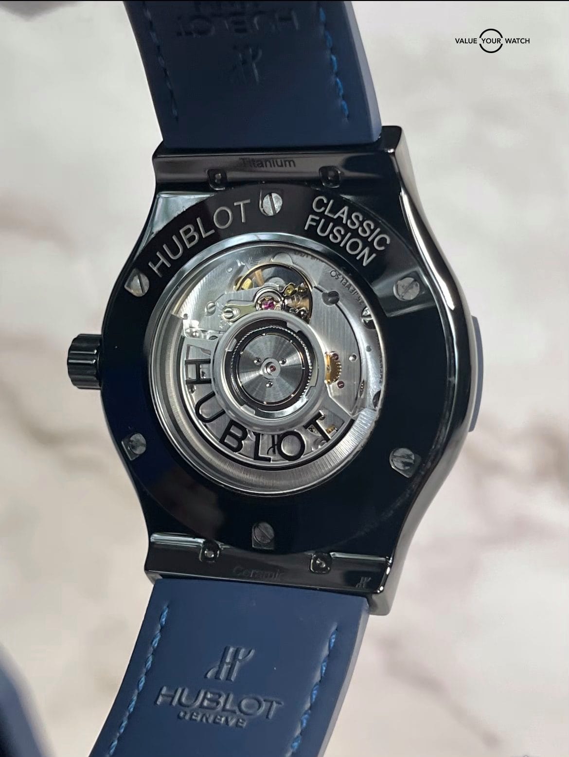 Hublot Classic Fusion Black/ Blue 42mm - Image 3