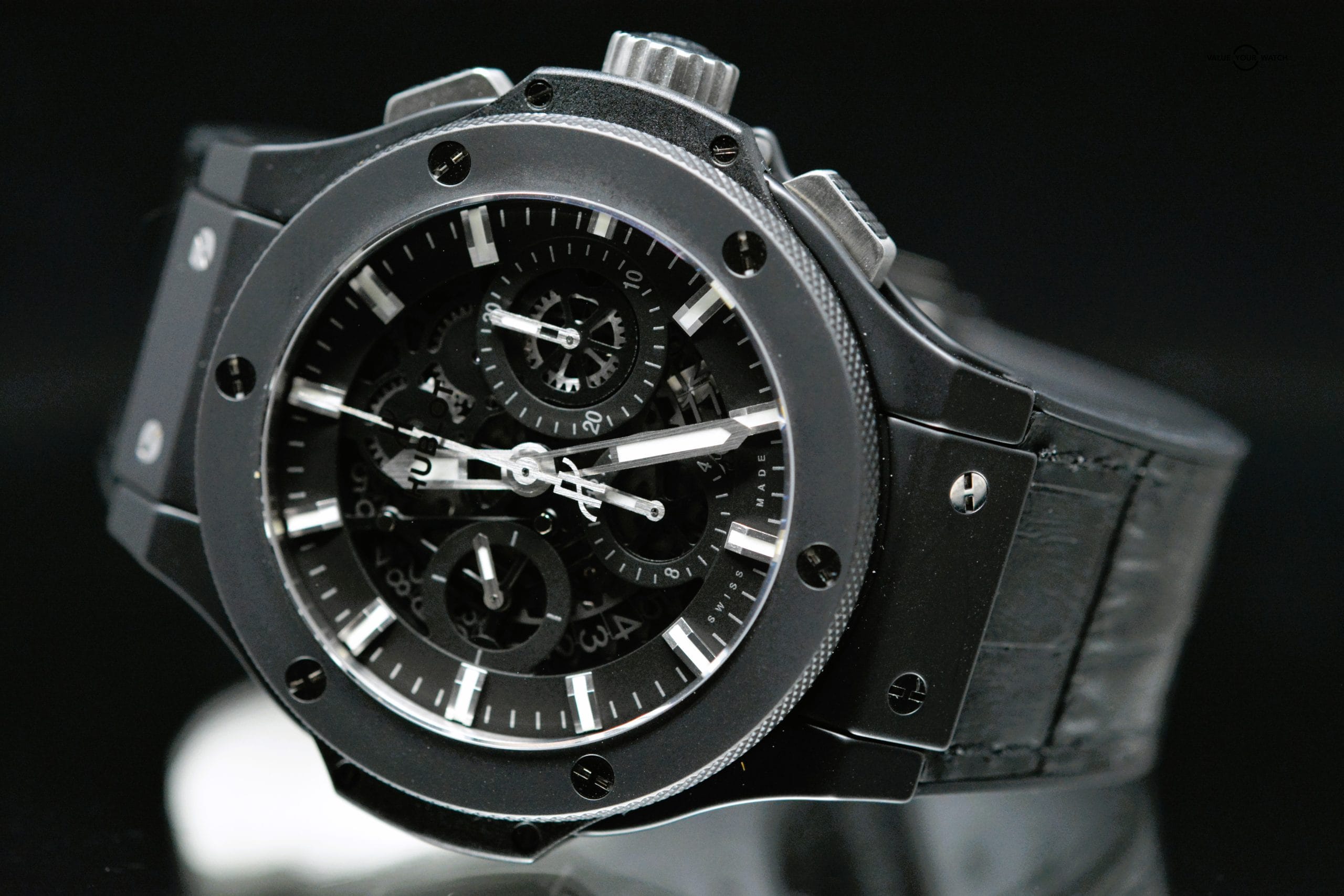 Hublot Big Bang Aero Black Magic (Skeleton Dial) - Image 7