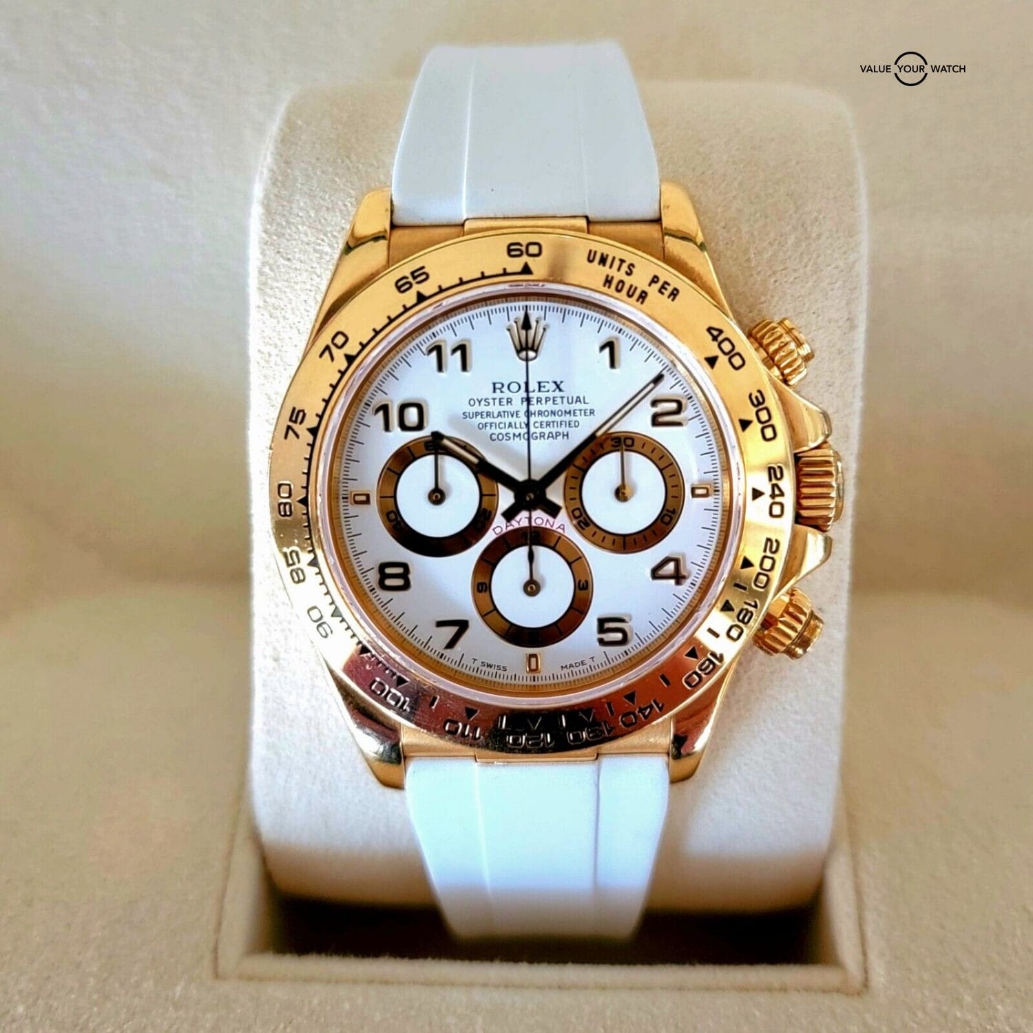 Rolex Daytona Solid 18k yellow gold w/ Zenith 4030 movement! ref. 16518