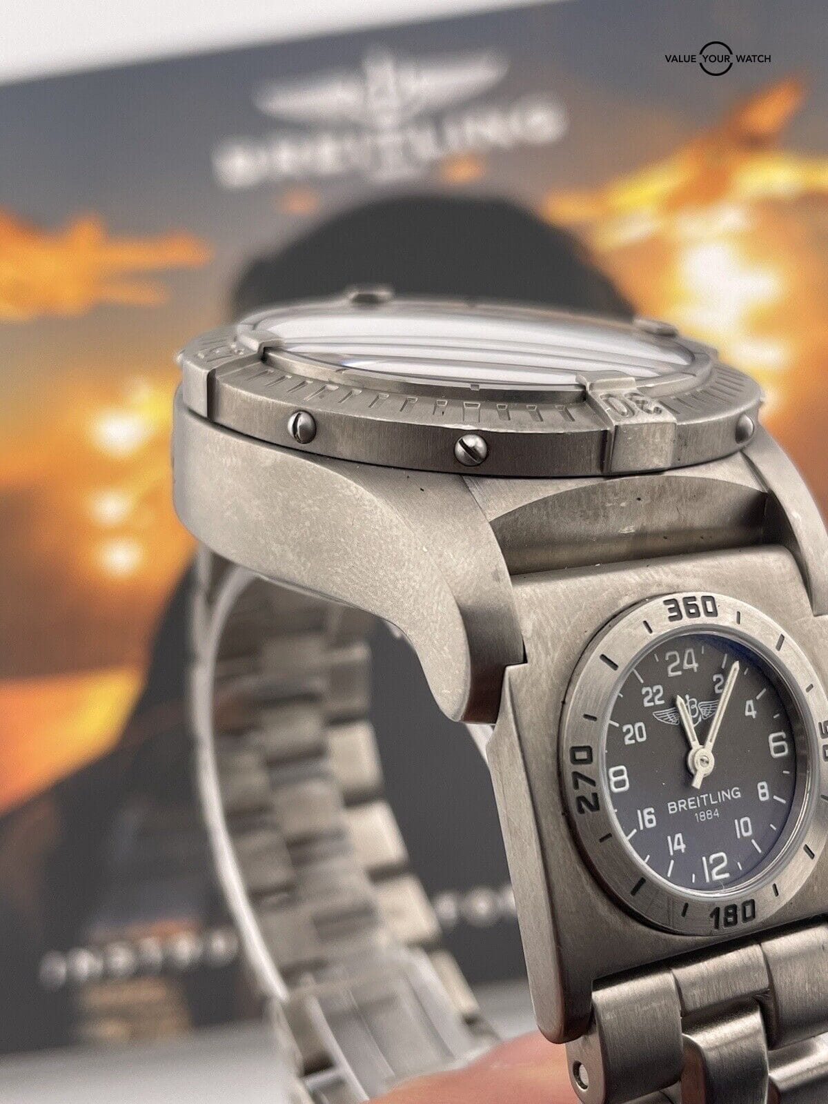 Breitling Avenger Seawolf Titanium E17370 x UTC Bracelet E70176 — Watch Only - Image 3