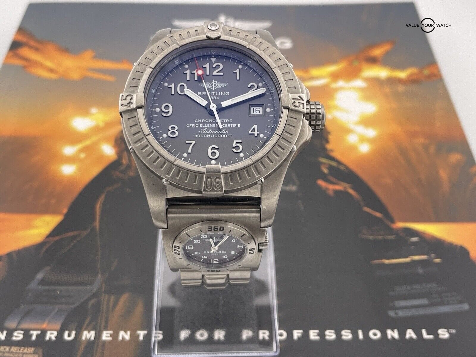 Breitling Avenger Seawolf Titanium E17370 x UTC Bracelet E70176 — Watch Only - Image 5