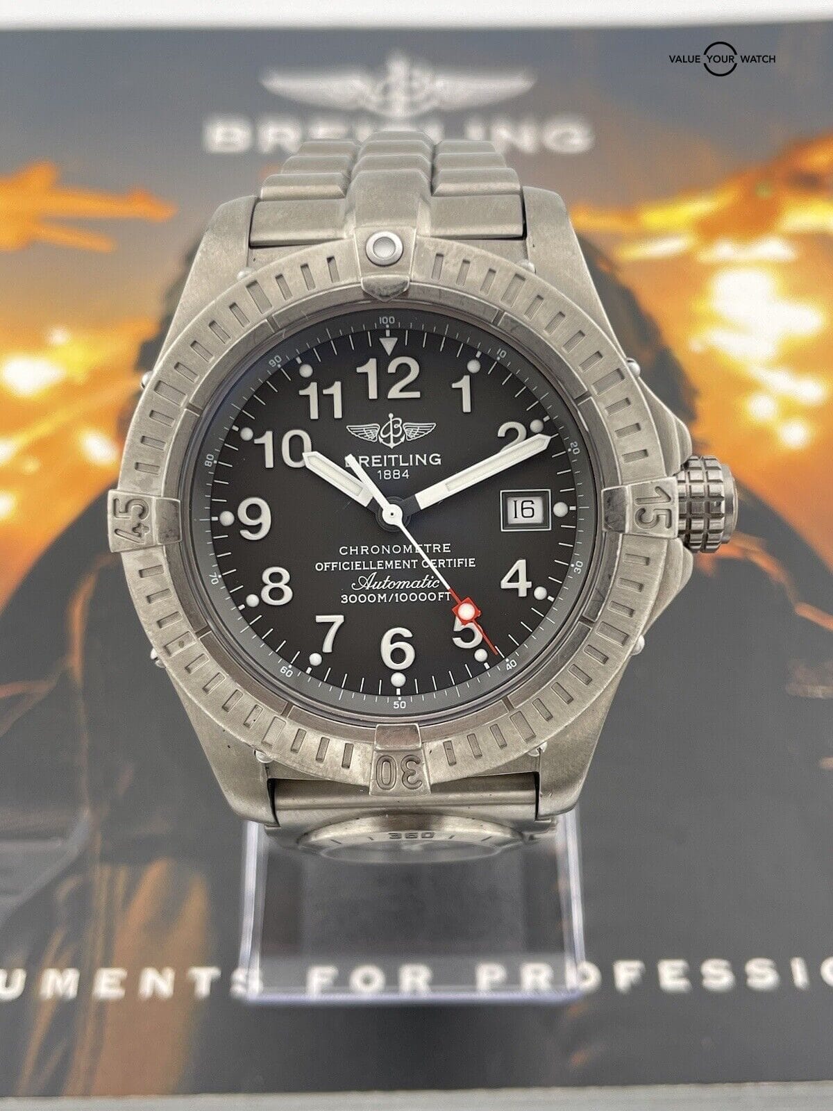 Breitling Avenger Seawolf Titanium E17370 x UTC Bracelet E70176 — Watch Only