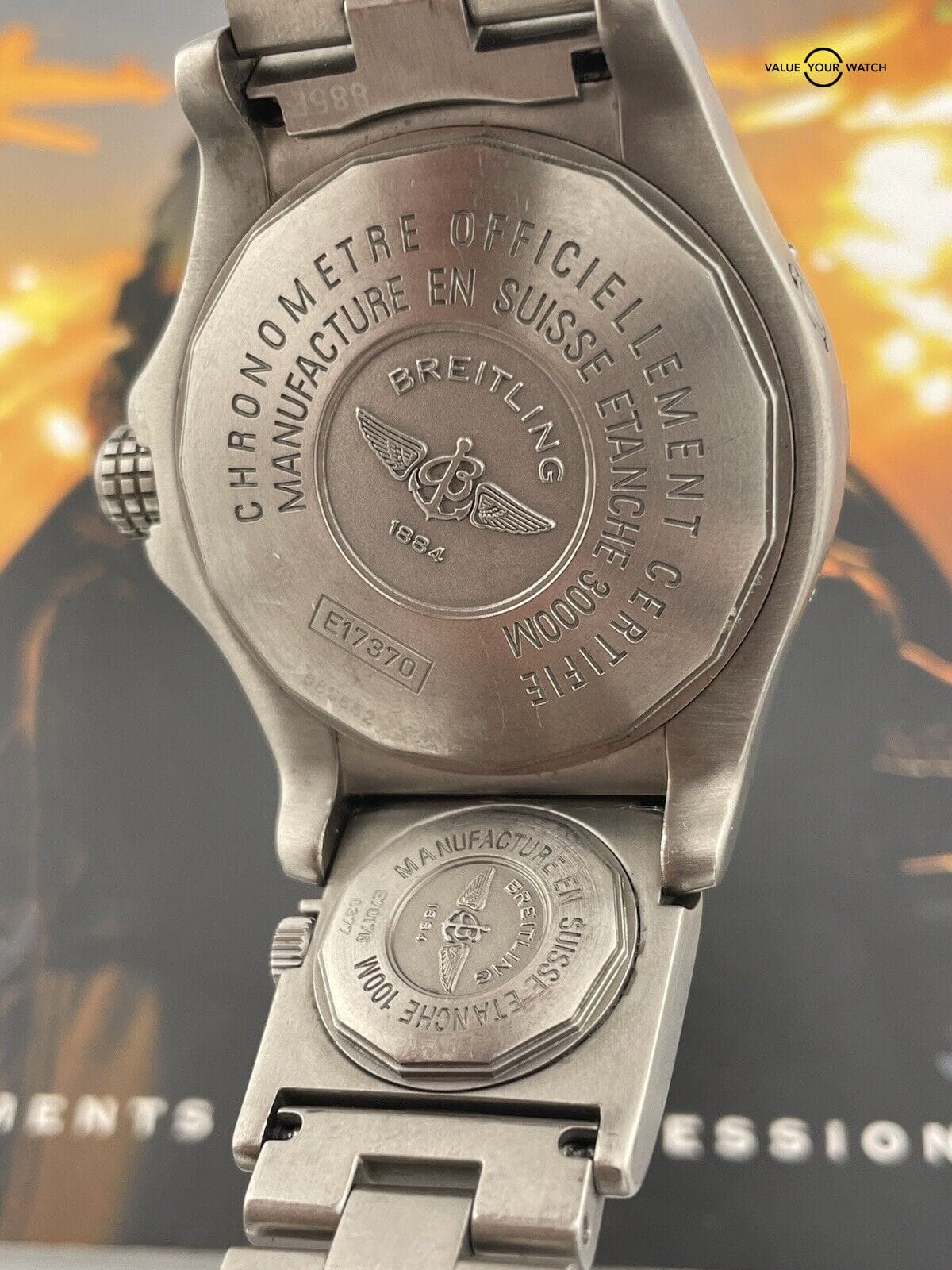 Breitling Avenger Seawolf Titanium E17370 x UTC Bracelet E70176 — Watch Only - Image 7