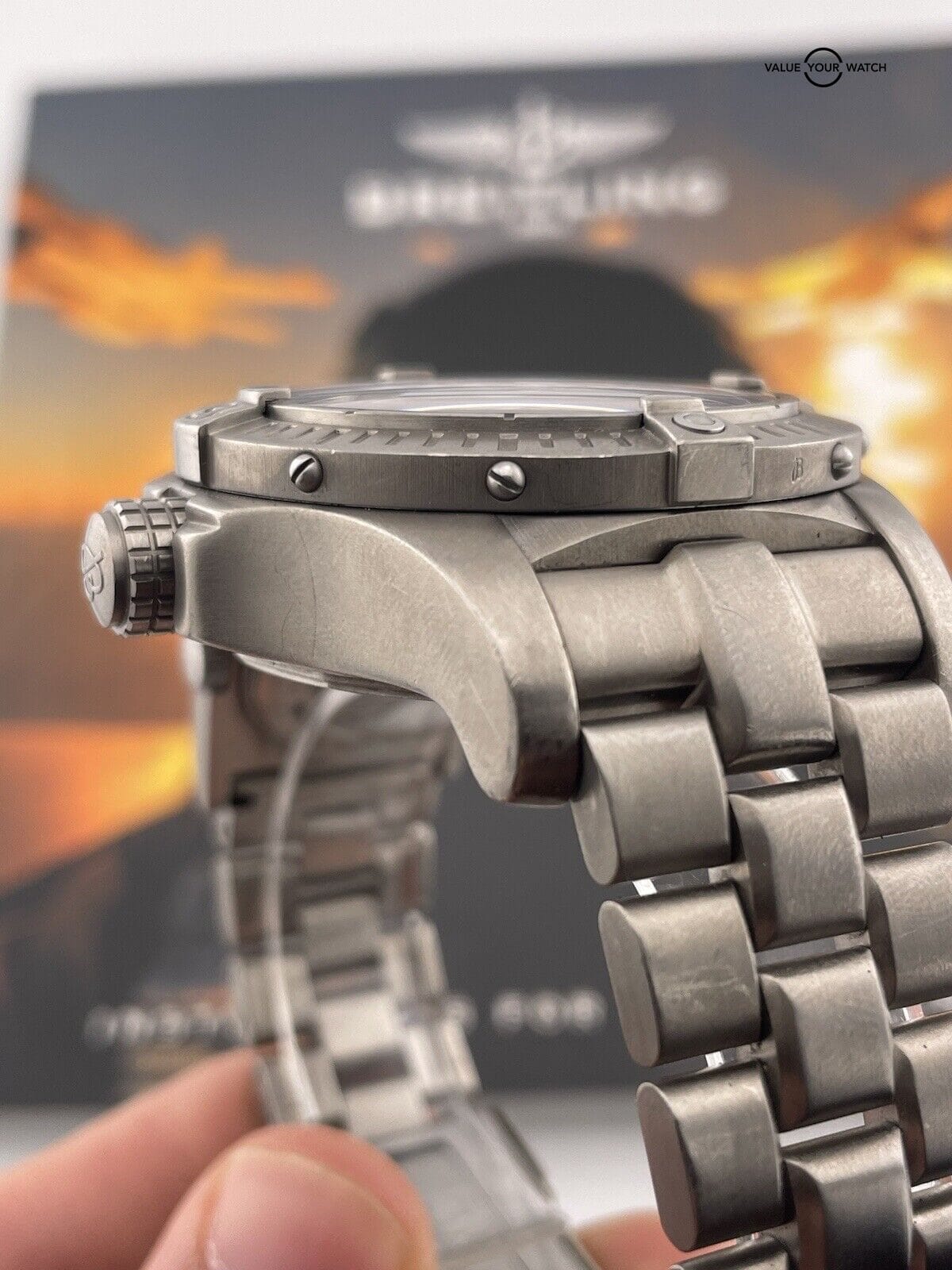Breitling Avenger Seawolf Titanium E17370 x UTC Bracelet E70176 — Watch Only - Image 12