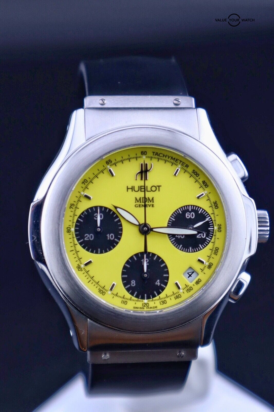Hublot MDM Geneva 40mm Automatic w/ Yellow Dial — Recentyl Serviced Watch Only