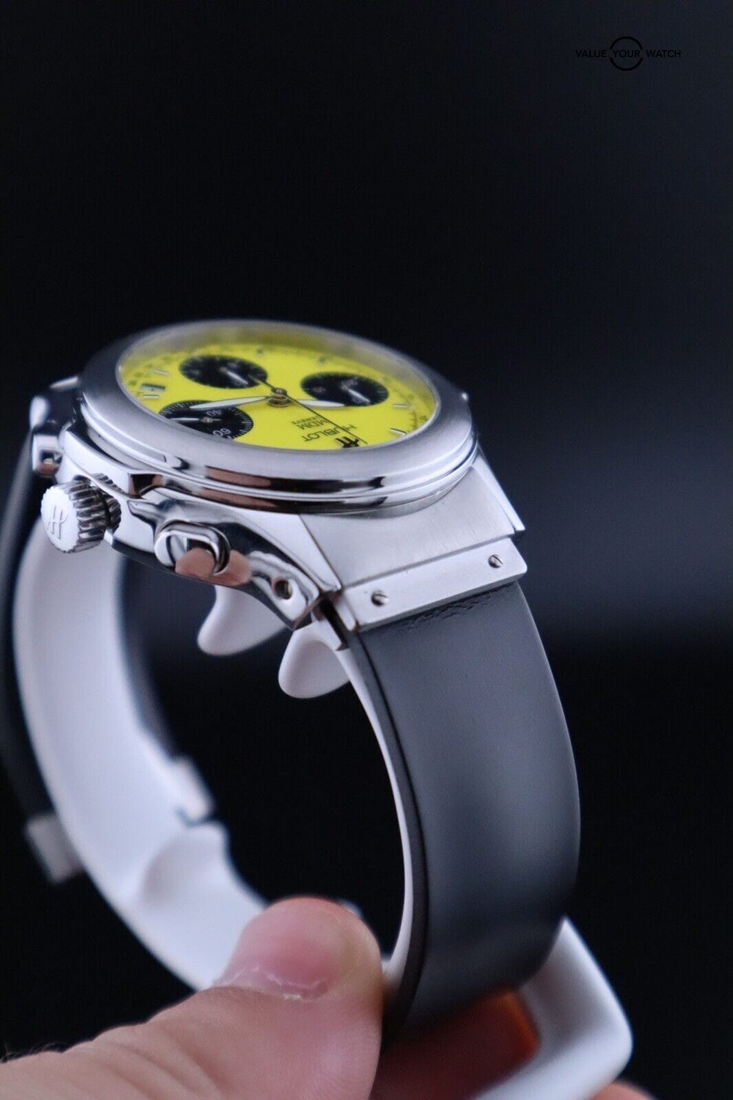 Hublot MDM Geneva 40mm Automatic w/ Yellow Dial — Recentyl Serviced Watch Only - Image 11