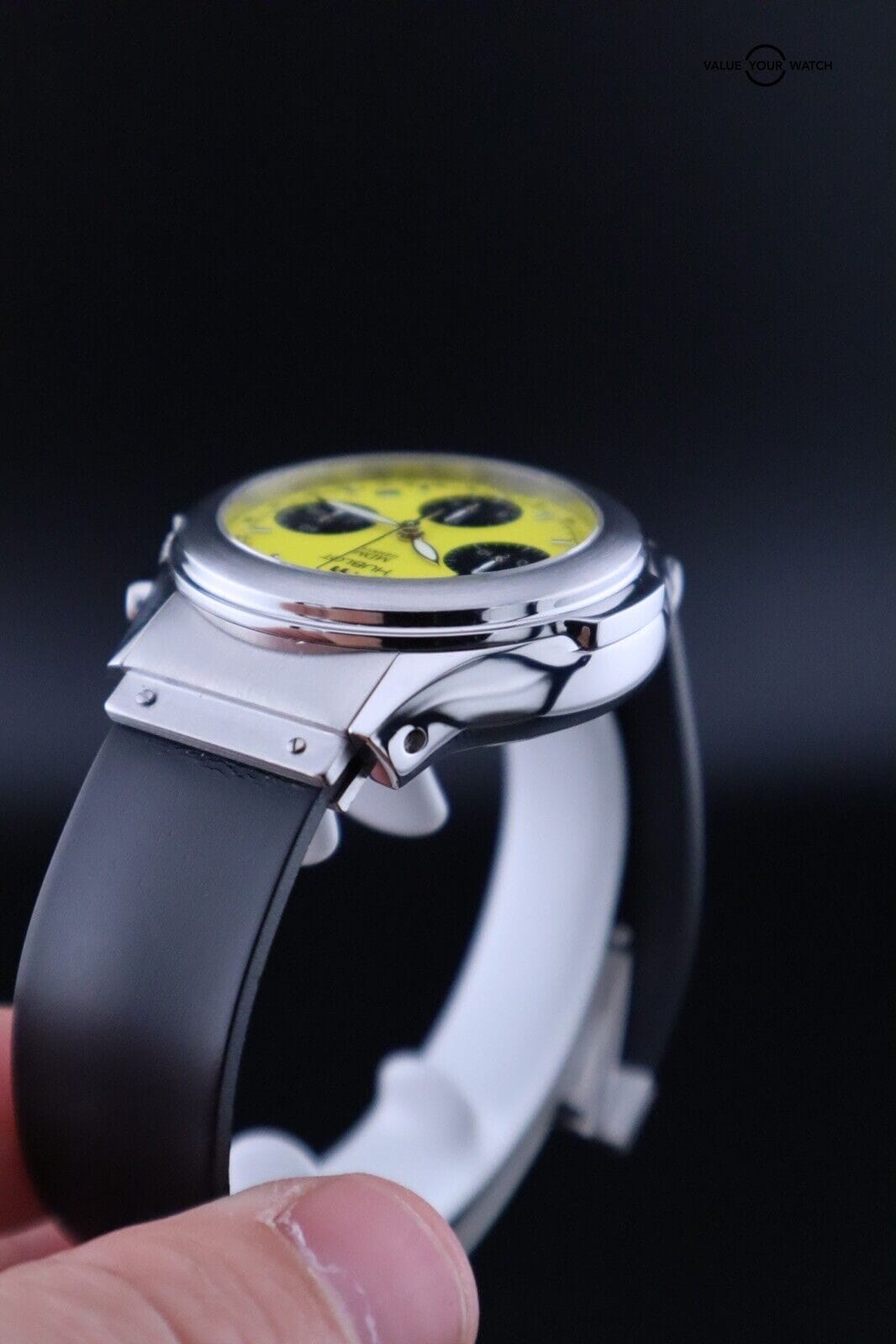 Hublot MDM Geneva 40mm Automatic w/ Yellow Dial — Recentyl Serviced Watch Only - Image 12