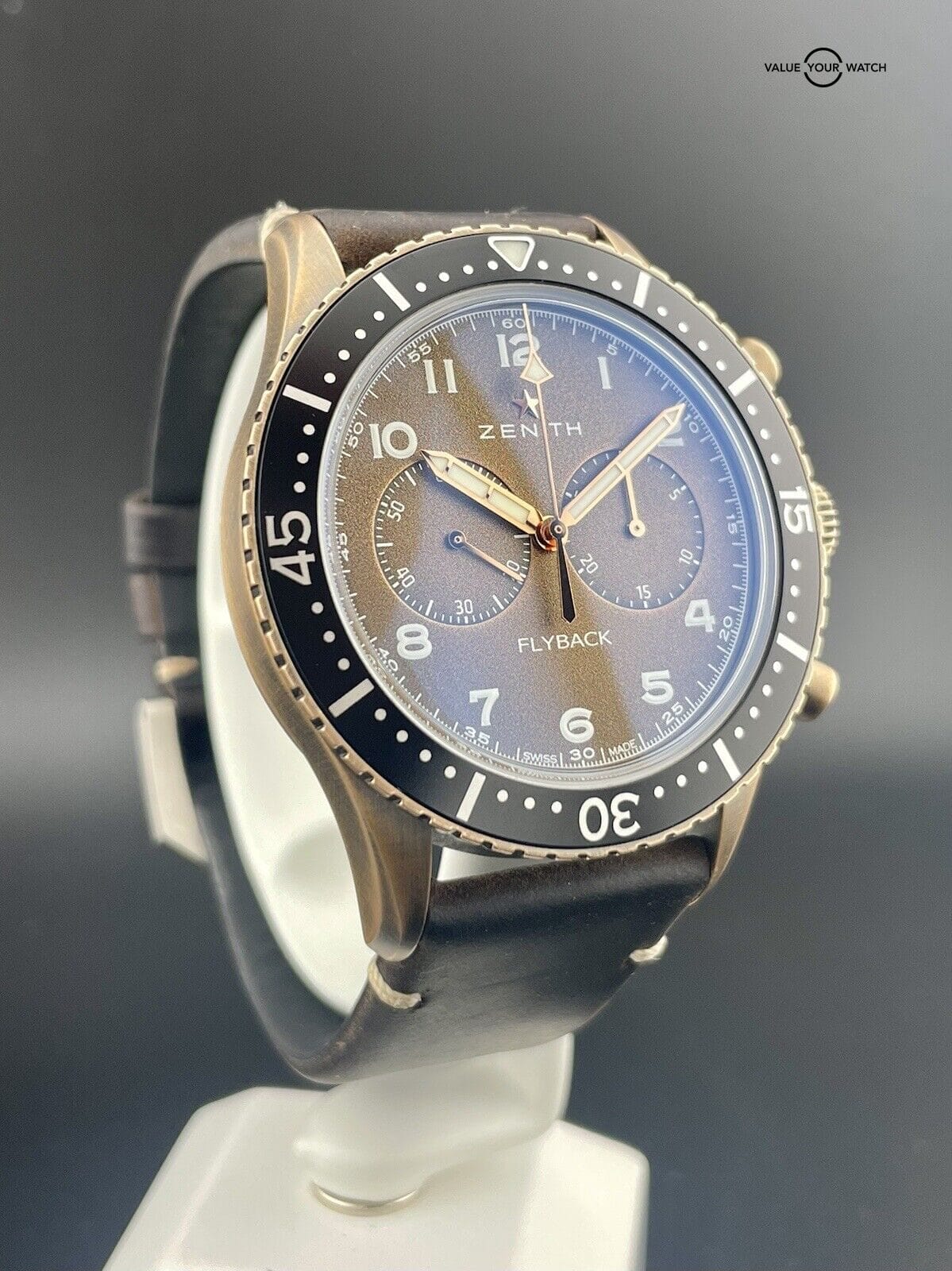 Zenith El Primero Pilot Cronometro Tipo Cp-2 Flyback Bronze 29.2240.405 - Image 4