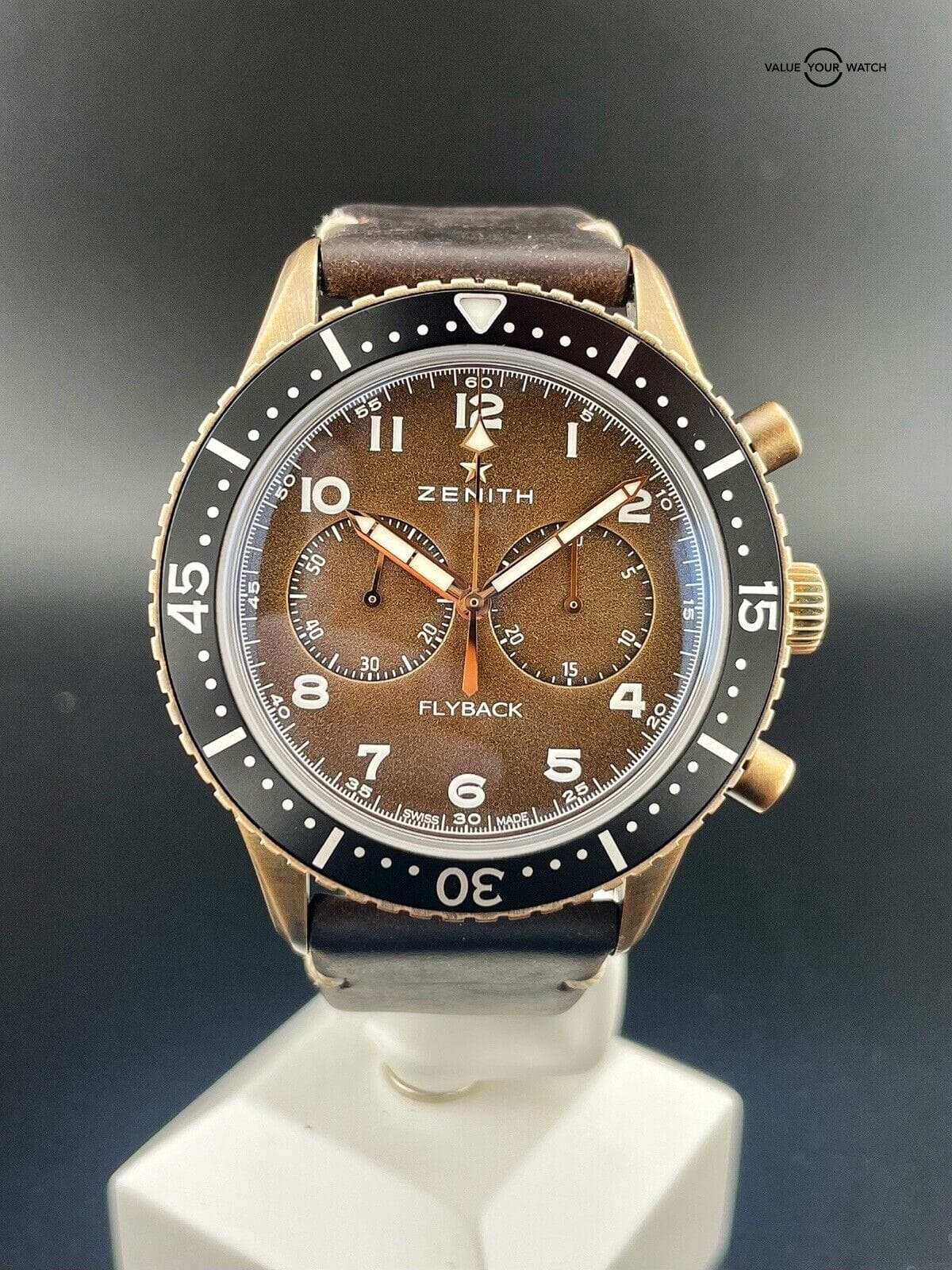 Zenith El Primero Pilot Cronometro Tipo Cp-2 Flyback Bronze 29.2240.405 - Image 6