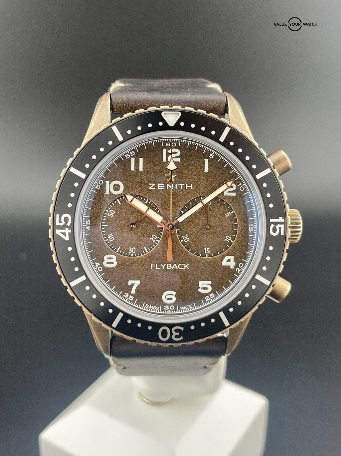 Zenith El Primero Pilot Cronometro Tipo Cp-2 Flyback Bronze 29.2240.405