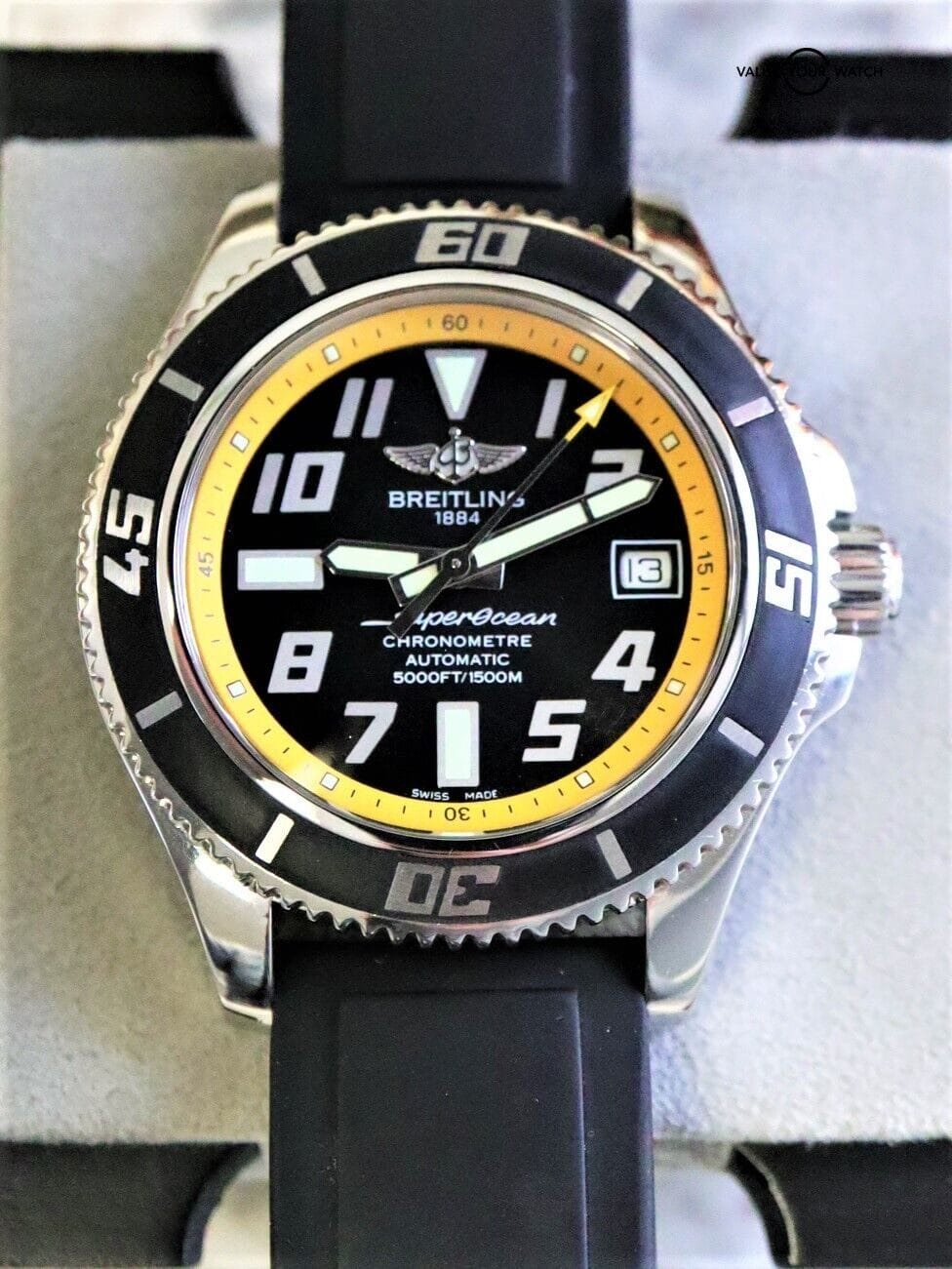 Breitling Superocean II 42mm Abyss Yellow Automatic A17364! - Image 2