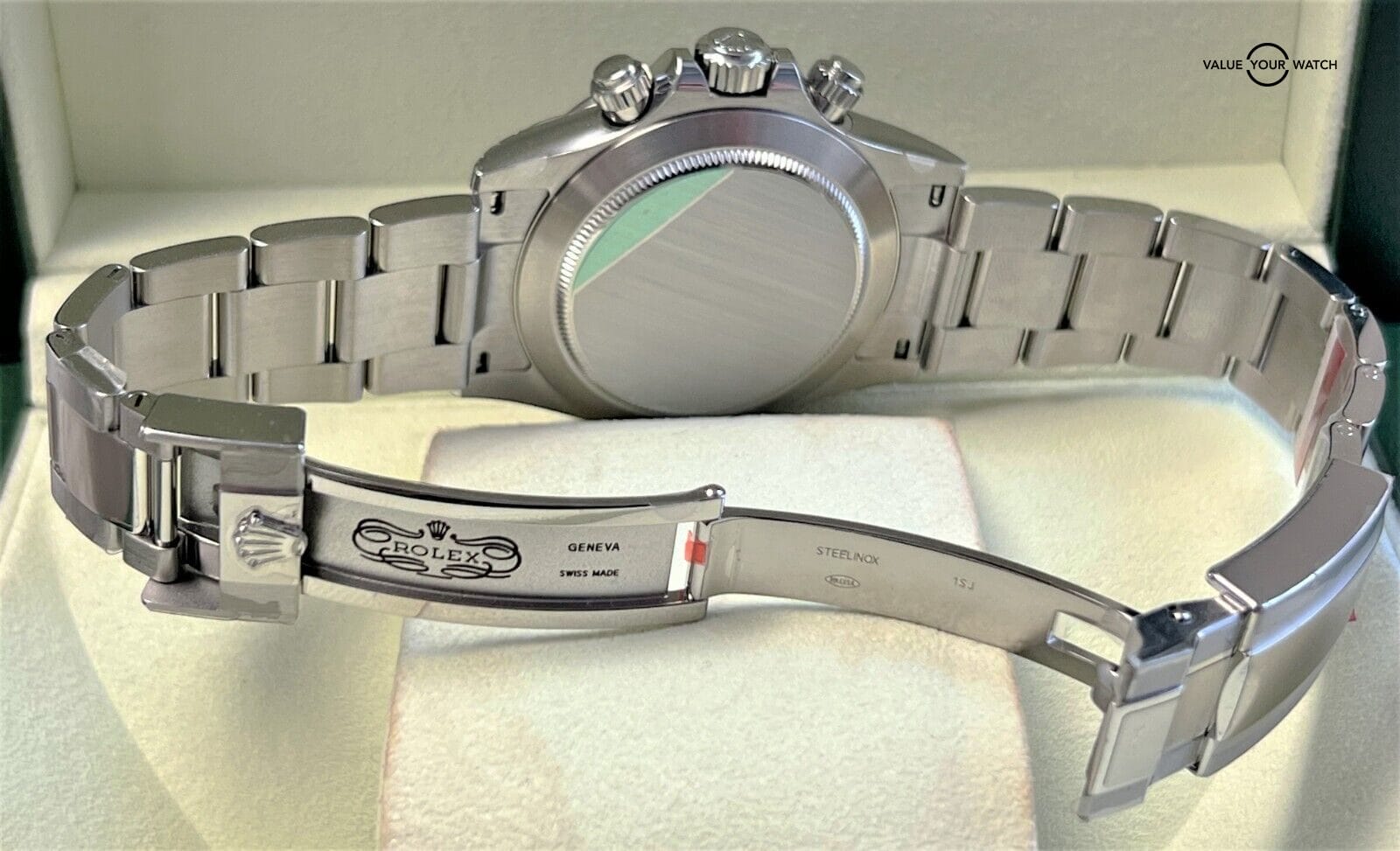 NOS Rolex Daytona 116520 All Factory Stickers Stainless Steel Black Dial! - Image 16