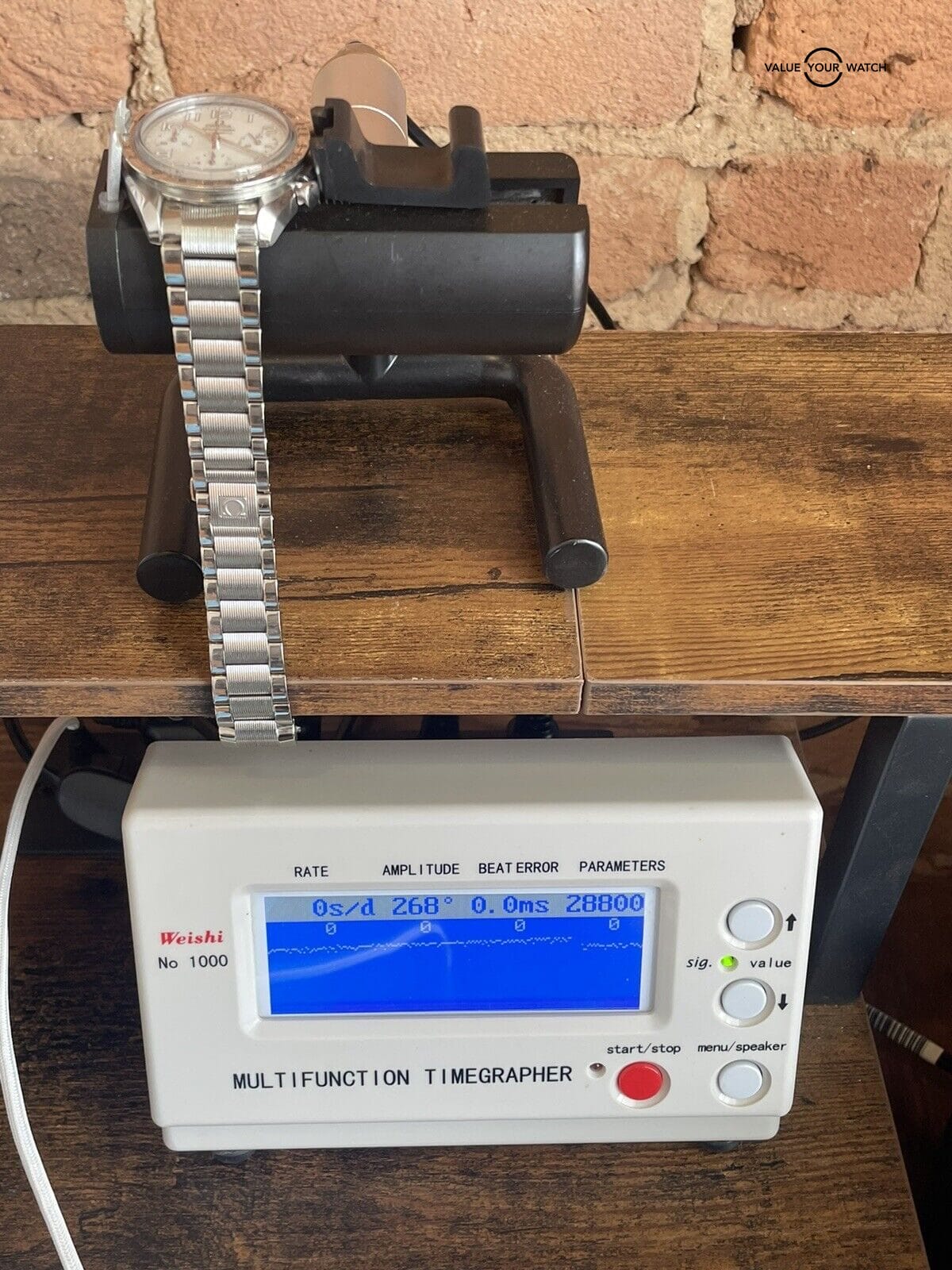 OMEGA Speedmaster Reduced Mother of Pearl 3534.74 - Watch Only - Image 5