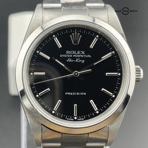 Rolex Air-King Black Unisex Adults Watch – 14000M