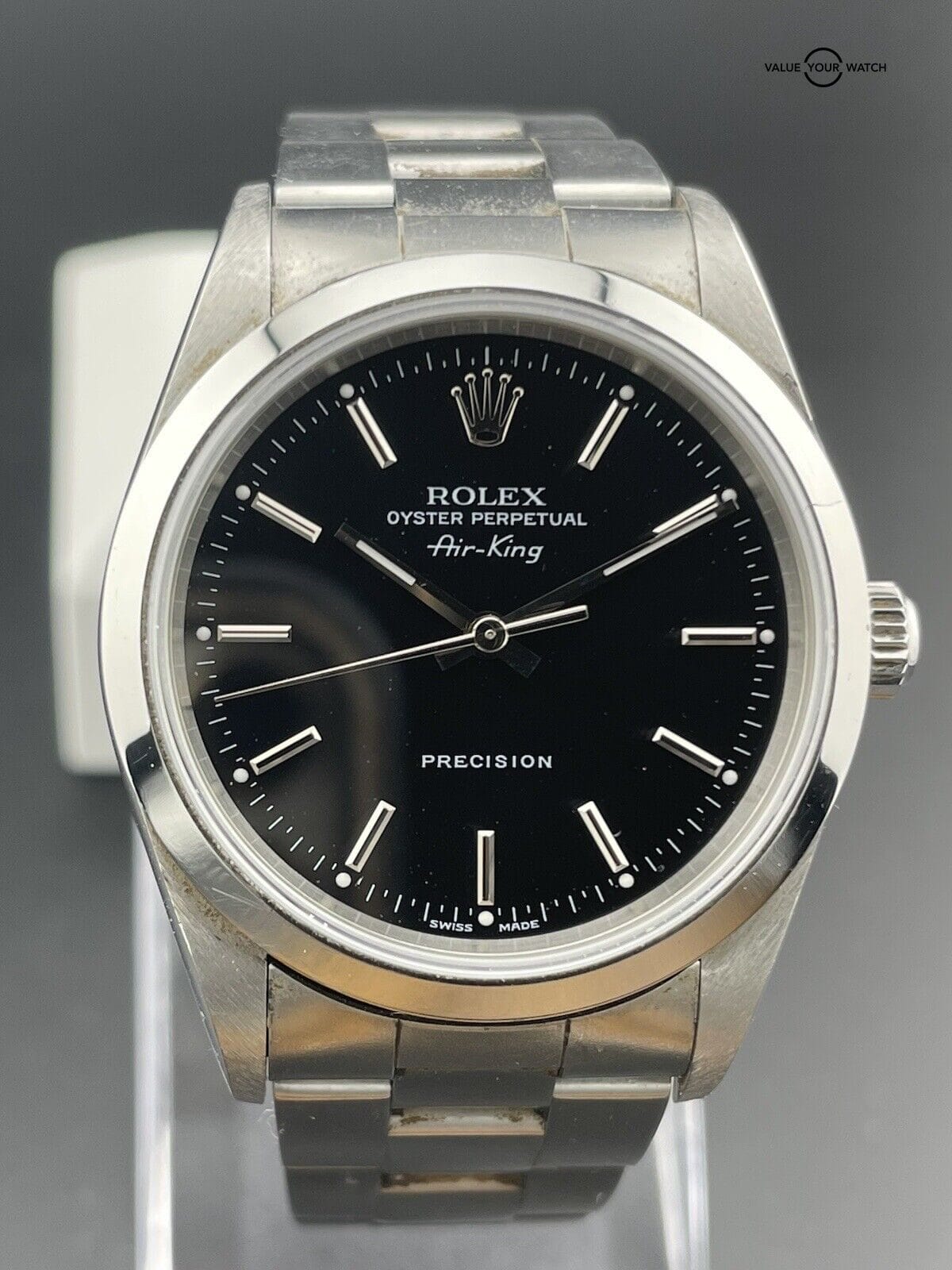 Rolex Air-King Black Unisex Adults Watch - 14000M