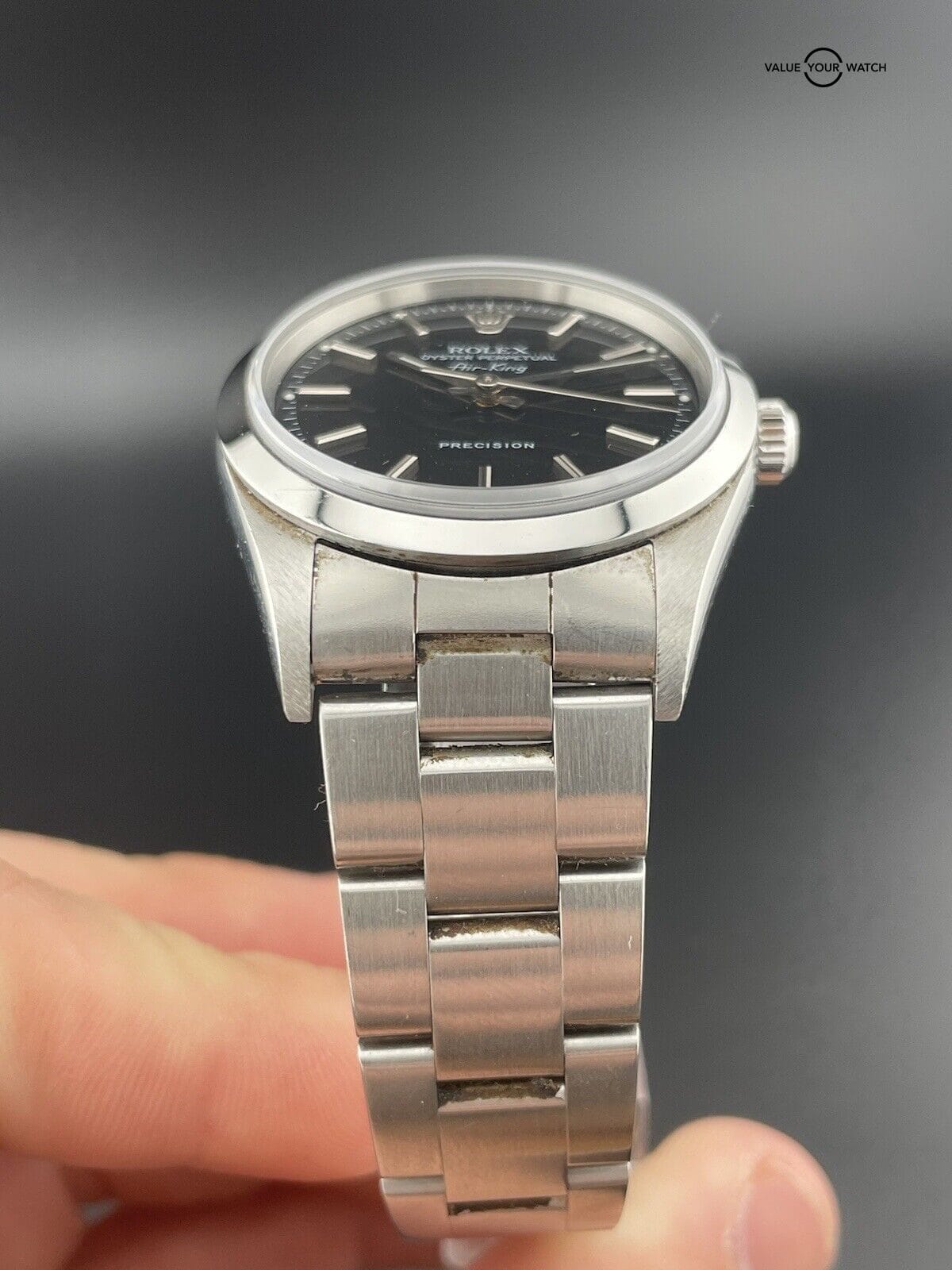 Rolex Air-King Black Unisex Adults Watch - 14000M - Image 8