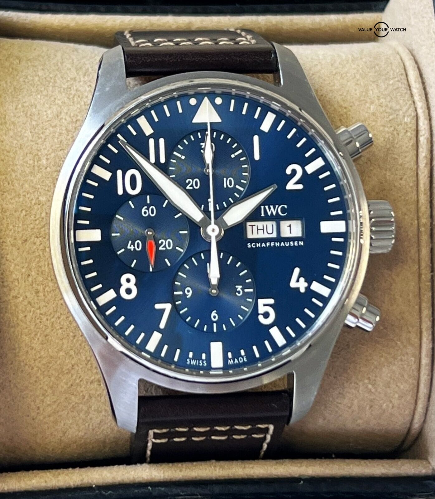 IWC Pilot’s “Le Petit Prince” IW377714 43mm Chronograph 2019 BOXES/PAPERS!