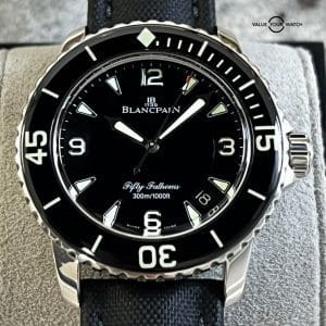 Blancpain Fifty Fathoms 45mm Stainless Steel Automatic Black Dial 5015-1130-32
