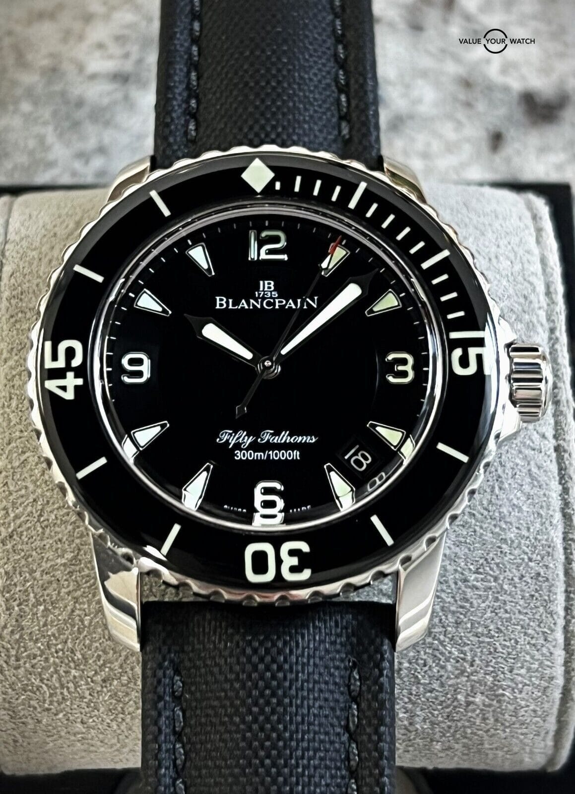 Blancpain Fifty Fathoms 45mm Stainless Steel Automatic Black Dial 5015-1130-32