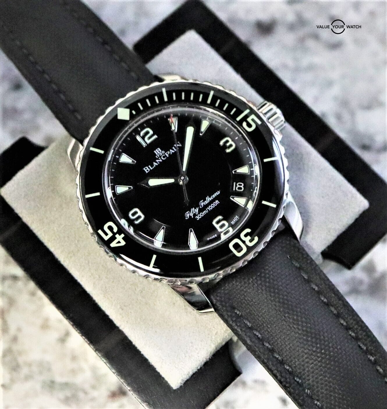 Blancpain Fifty Fathoms 45mm Stainless Steel Automatic Black Dial