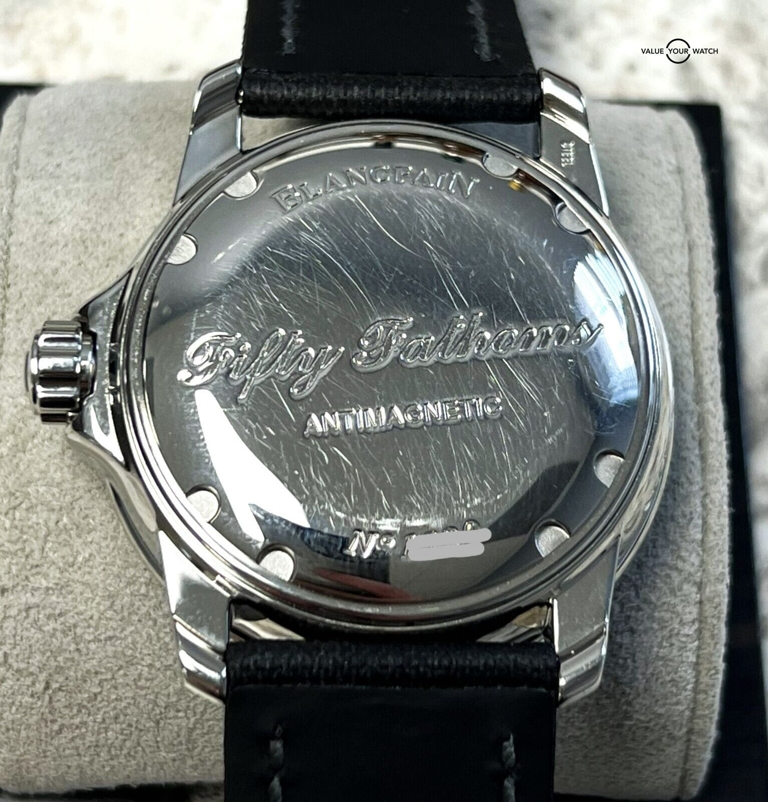 Blancpain Fifty Fathoms 45mm Stainless Steel Automatic Black Dial 5015-1130-32 - Image 9