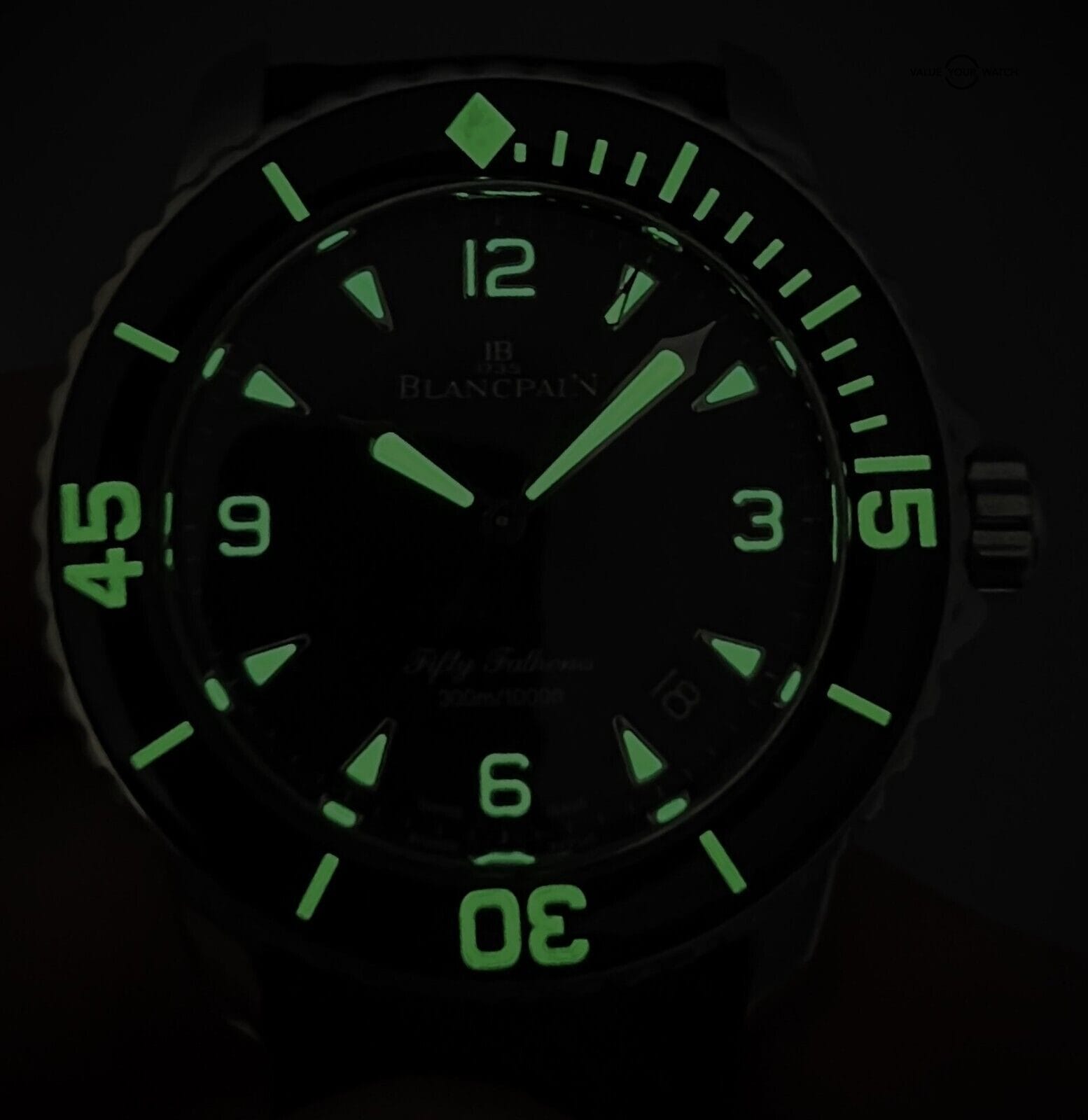 Blancpain Fifty Fathoms 45mm Stainless Steel Automatic Black Dial 5015-1130-32 - Image 13