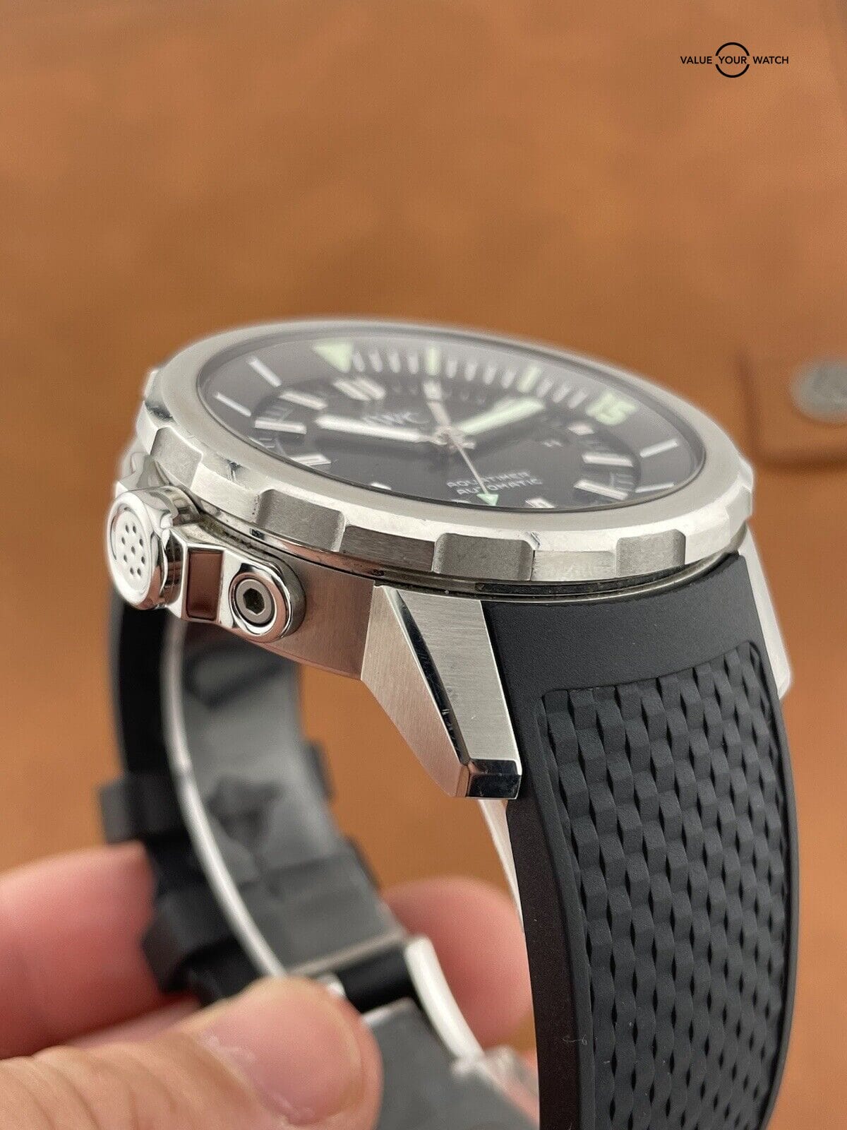 IWC Aquatimer Men's Black Watch - IW329001 w/ B&P - Image 3