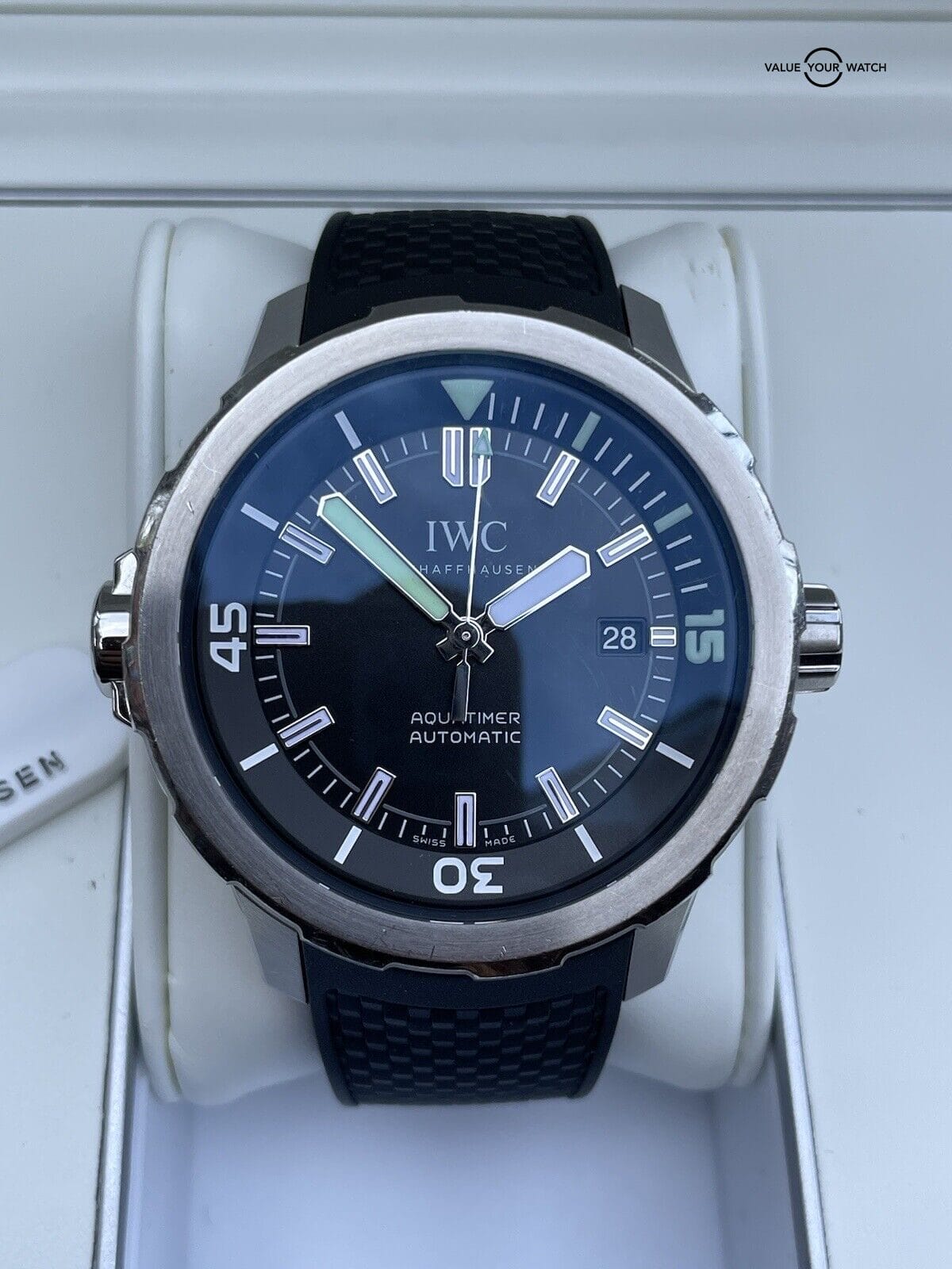 IWC Aquatimer Men's Black Watch - IW329001 w/ B&P - Image 12