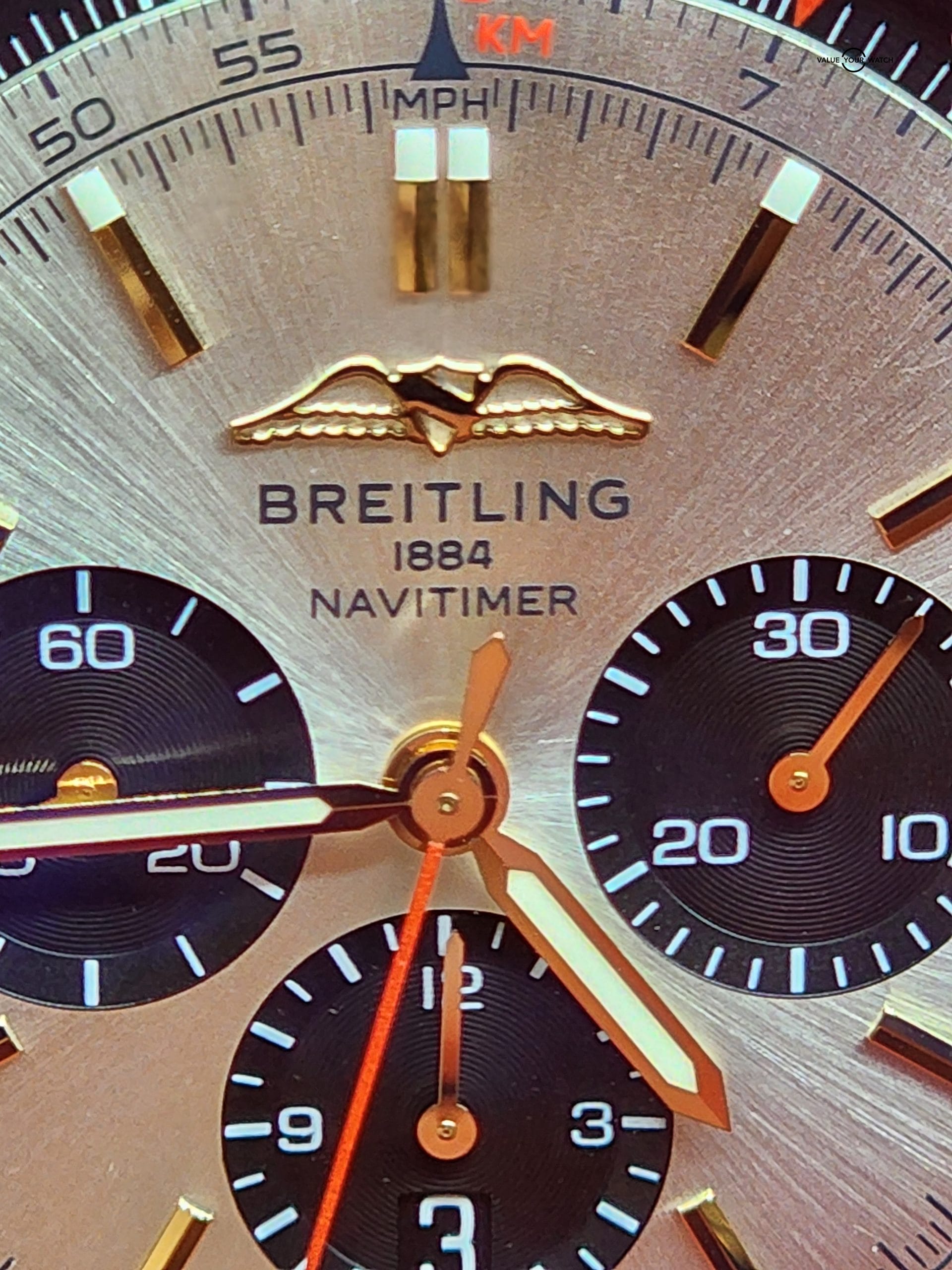 Breitling Navitimer 18k rose gold RB0137 lastest model. - Image 2