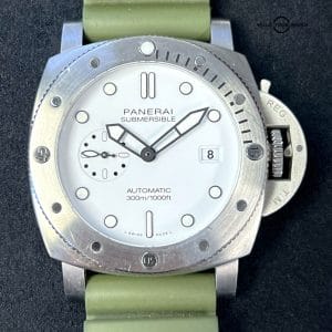 Panerai Submersible QuarantaQuattro Bianco Steel 44mm PAM01226 Boxes/Papers!