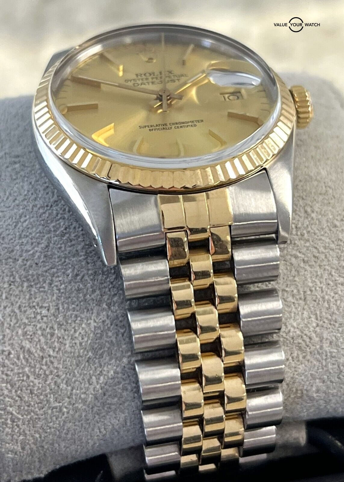 1986 Rolex Datejust 36mm 16013 18K Yellow Gold & Stainless Steel! - Image 7