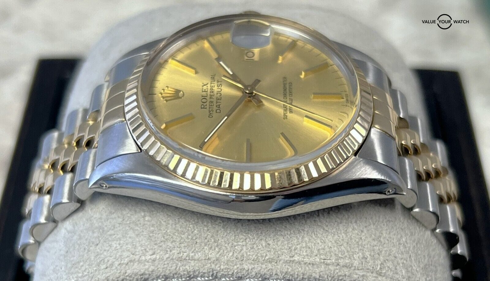1986 Rolex Datejust 36mm 16013 18K Yellow Gold & Stainless Steel! - Image 8