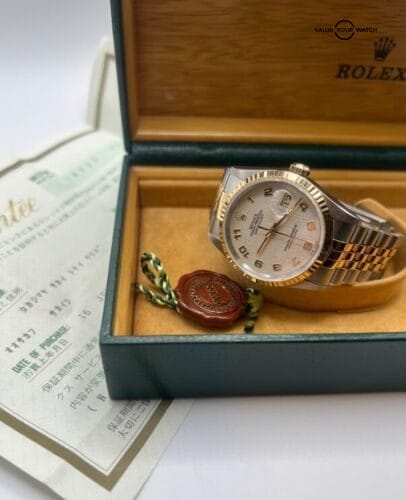 1998 Rolex Datejust two tone 16233 Rare Dail, Box/Papers - Image 2