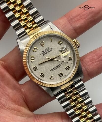 1998 Rolex Datejust two tone 16233 Rare Dail, Box/Papers