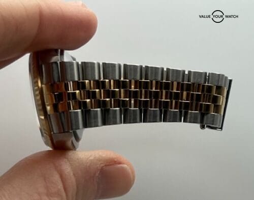 1998 Rolex Datejust two tone 16233 Rare Dail, Box/Papers - Image 4