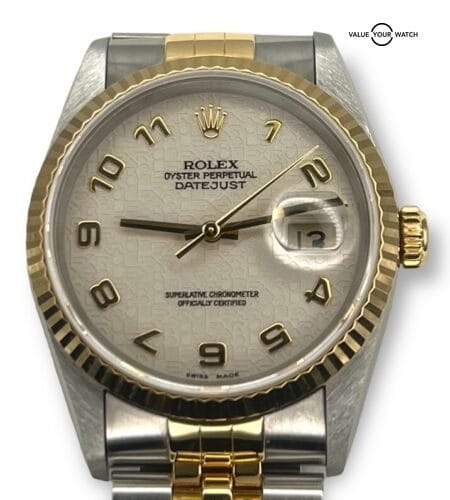 1998 Rolex Datejust two tone 16233 Rare Dail, Box/Papers - Image 10
