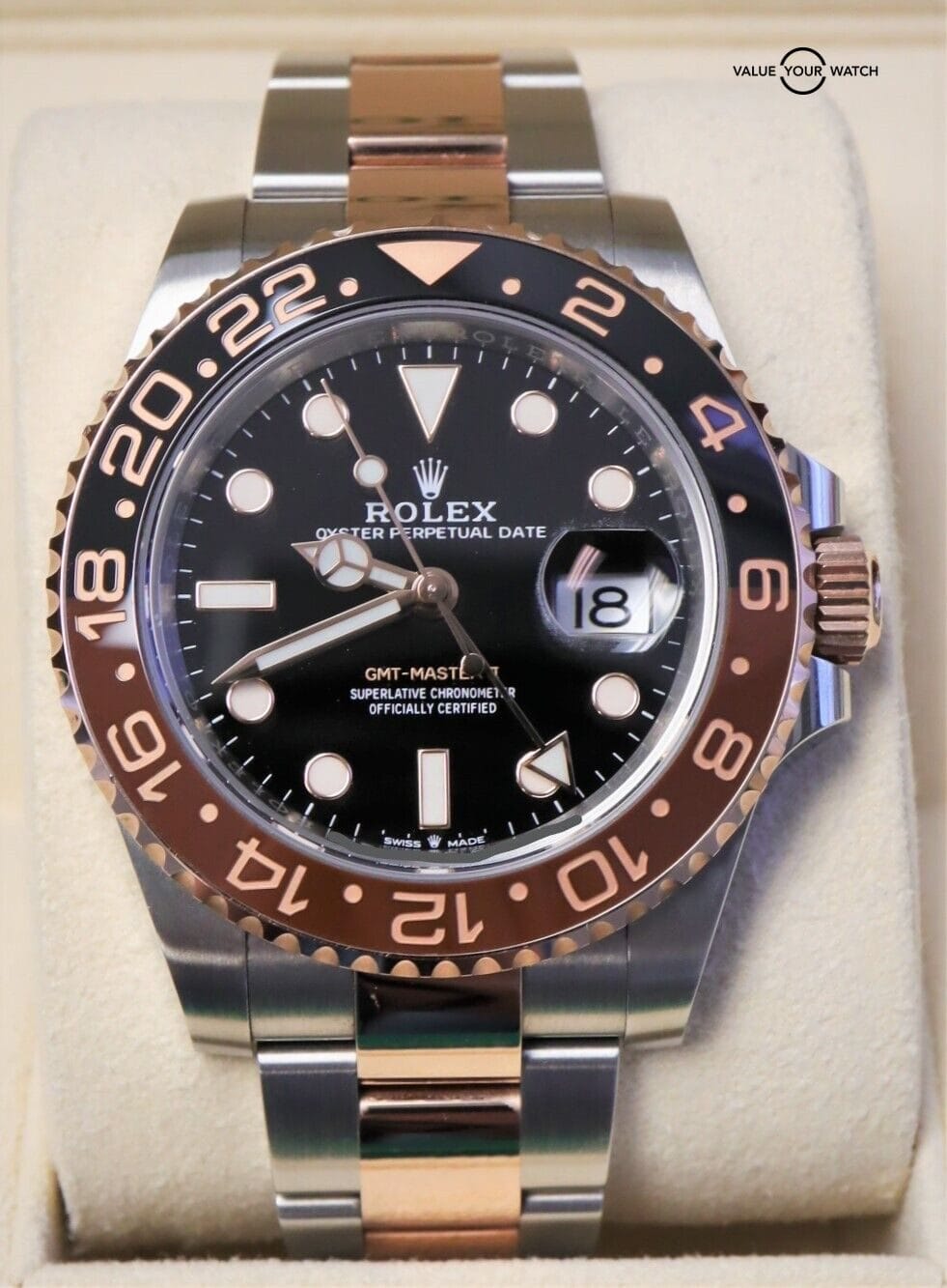 Rolex GMT Master II Rootbeer 126711CHNR 18K Rose Gold & SS 2021 Boxes/Papers!