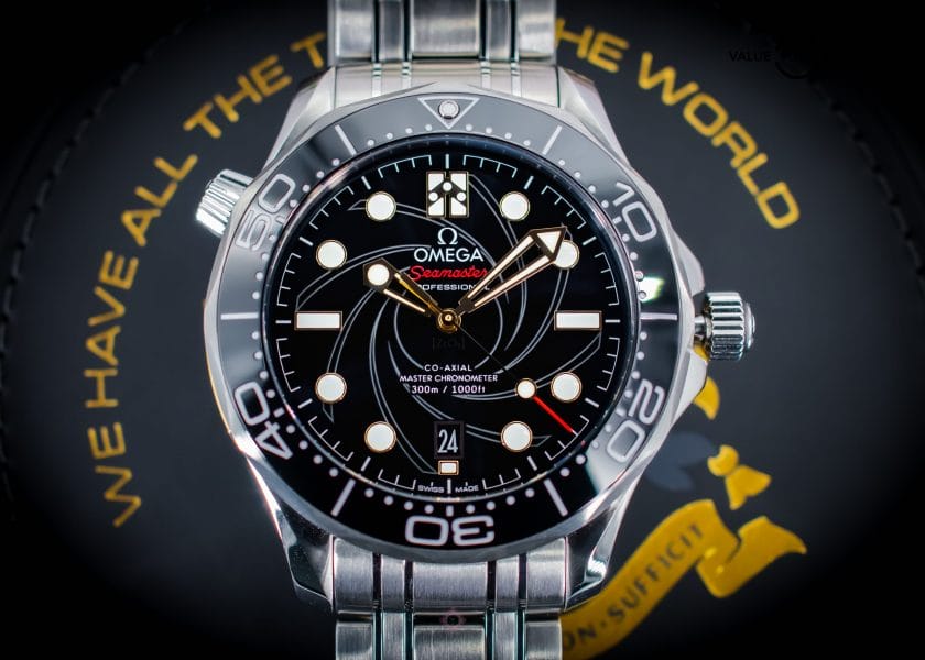 OMEGA Seamster 300m James Bond 50th Anniversary Limited Edition “Majestic” 42mm BOX & PAPERS 210.22.42.20.01.004