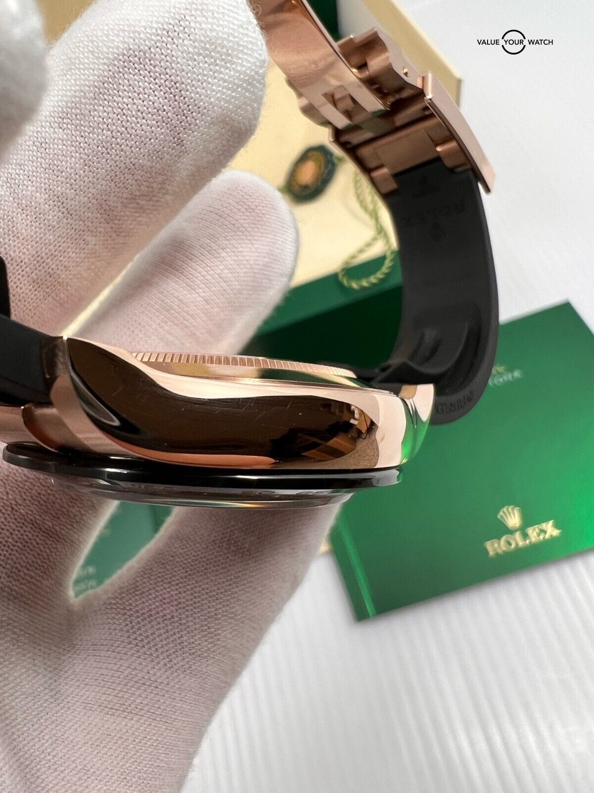 2023 Stunning Dial Pattern Rolex Daytona Rose Gold Meteorite Oysterflex 116515LN - Image 4