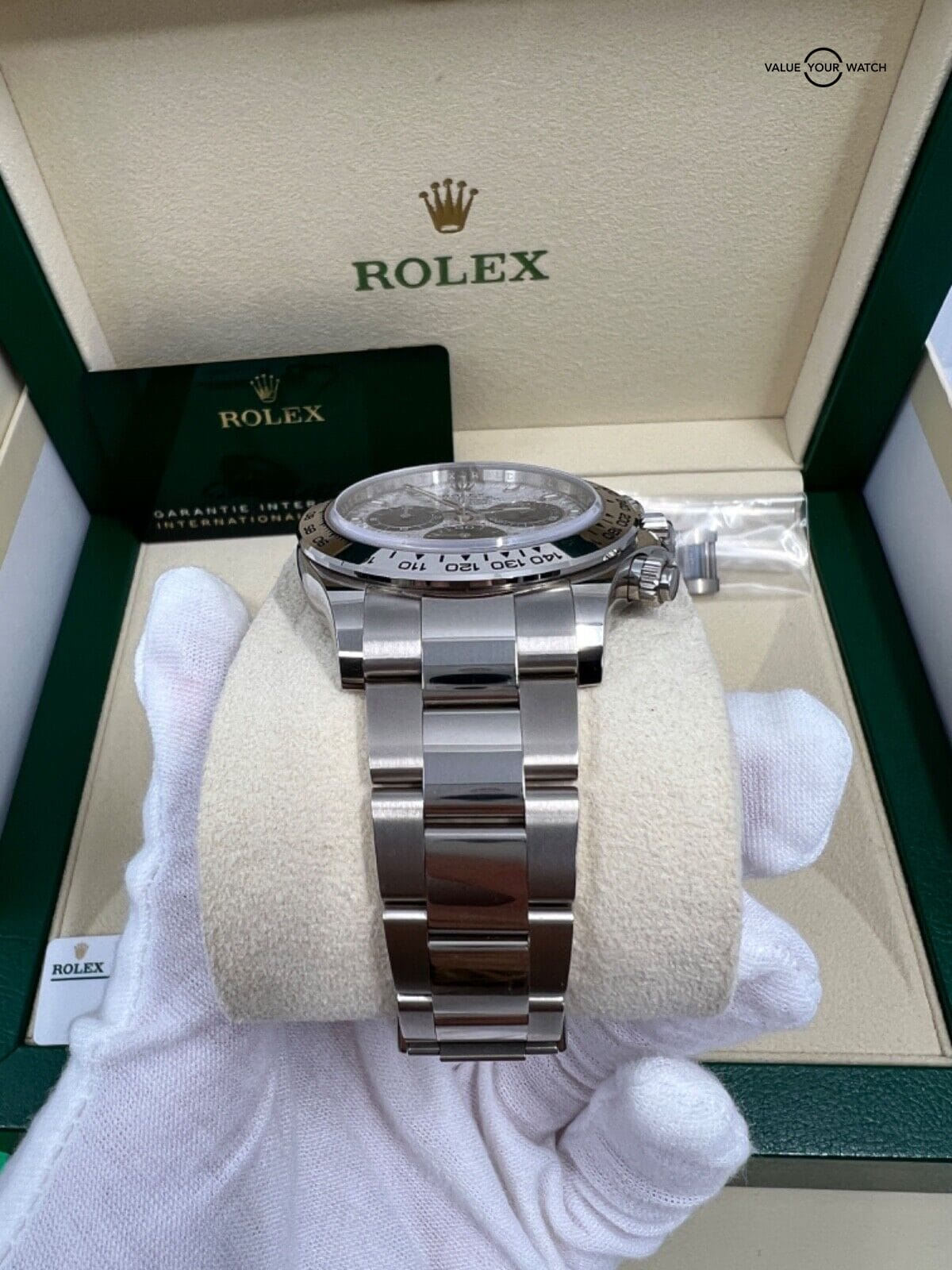 2022 Unpolished Mint Complete Meteorite Dial Rolex Daytona 18k White Gold 116509 - Image 2