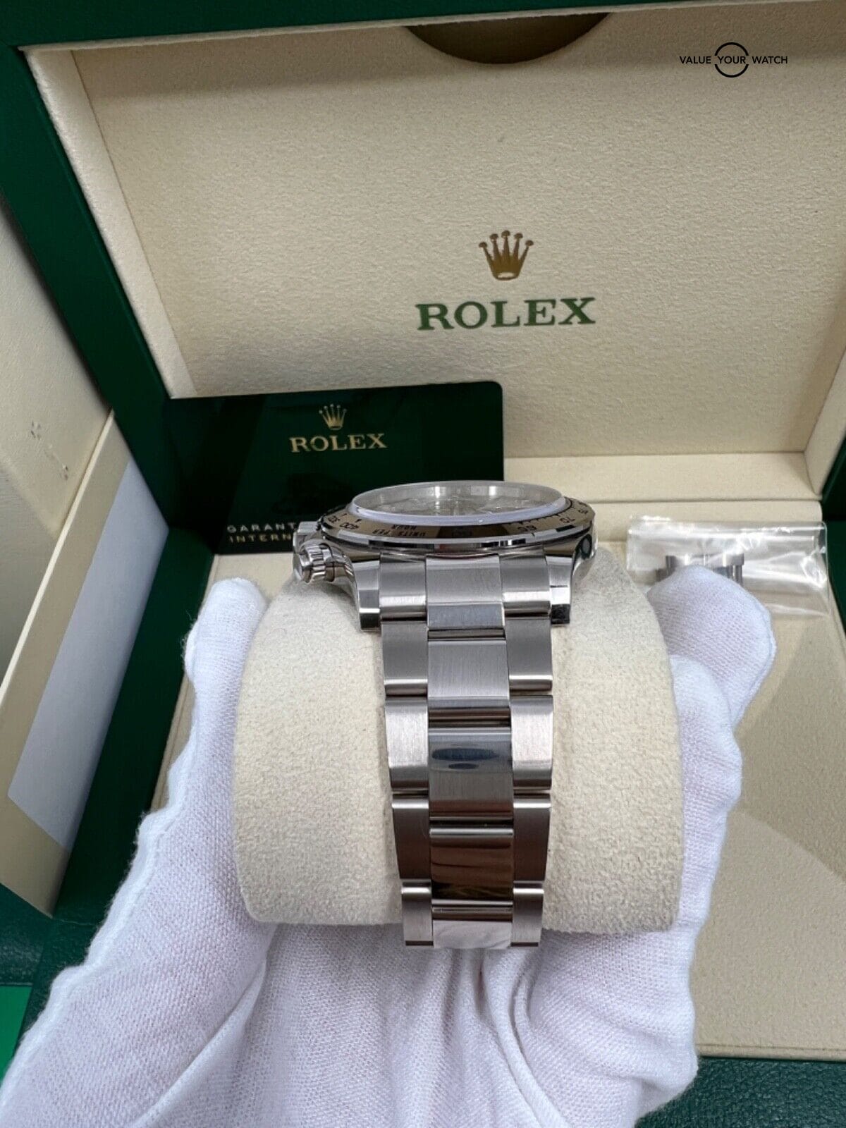 2022 Unpolished Mint Complete Meteorite Dial Rolex Daytona 18k White Gold 116509 - Image 13