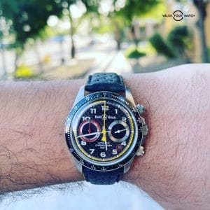 Bell and Ross Vintage V2-94 Limited Edition Chronograph Automatic Black Carbon Fibre Dial Men's Watch