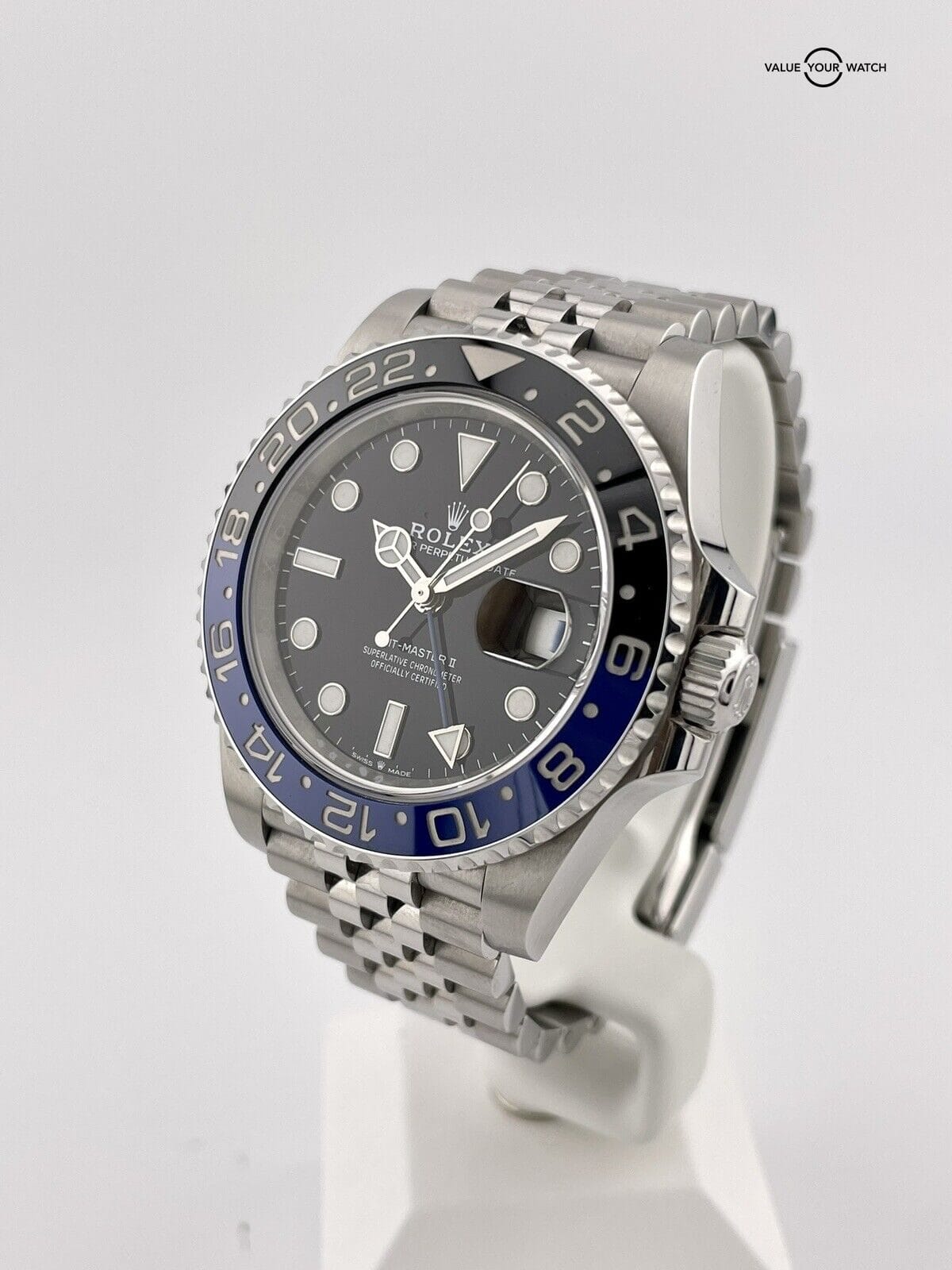 Rolex GMT Master II "Batgirl" 40mm Stainless Steel Jubilee Complete Set - Image 3