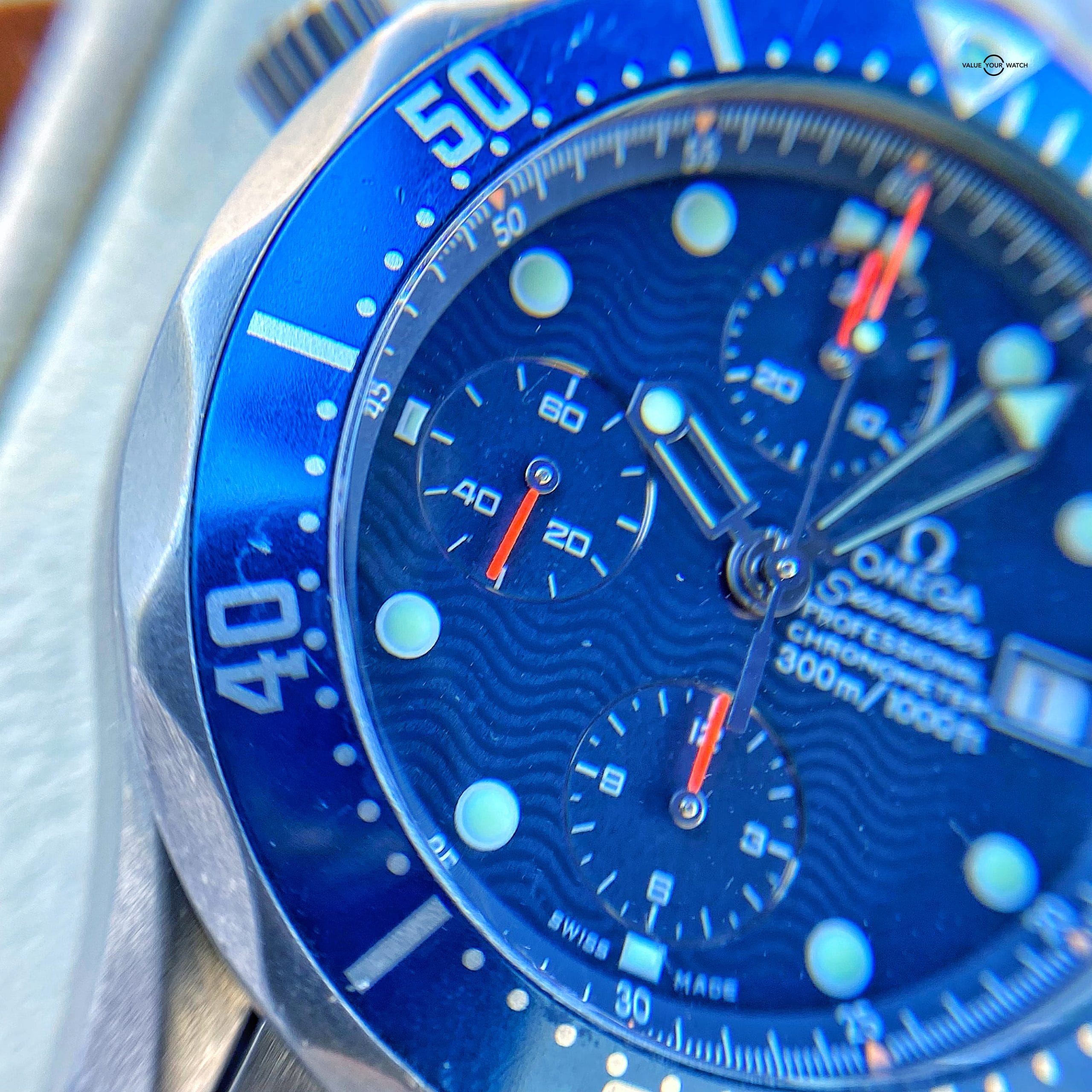 Omega seamaster diver hotsell 300m chronograph 41.5 mm