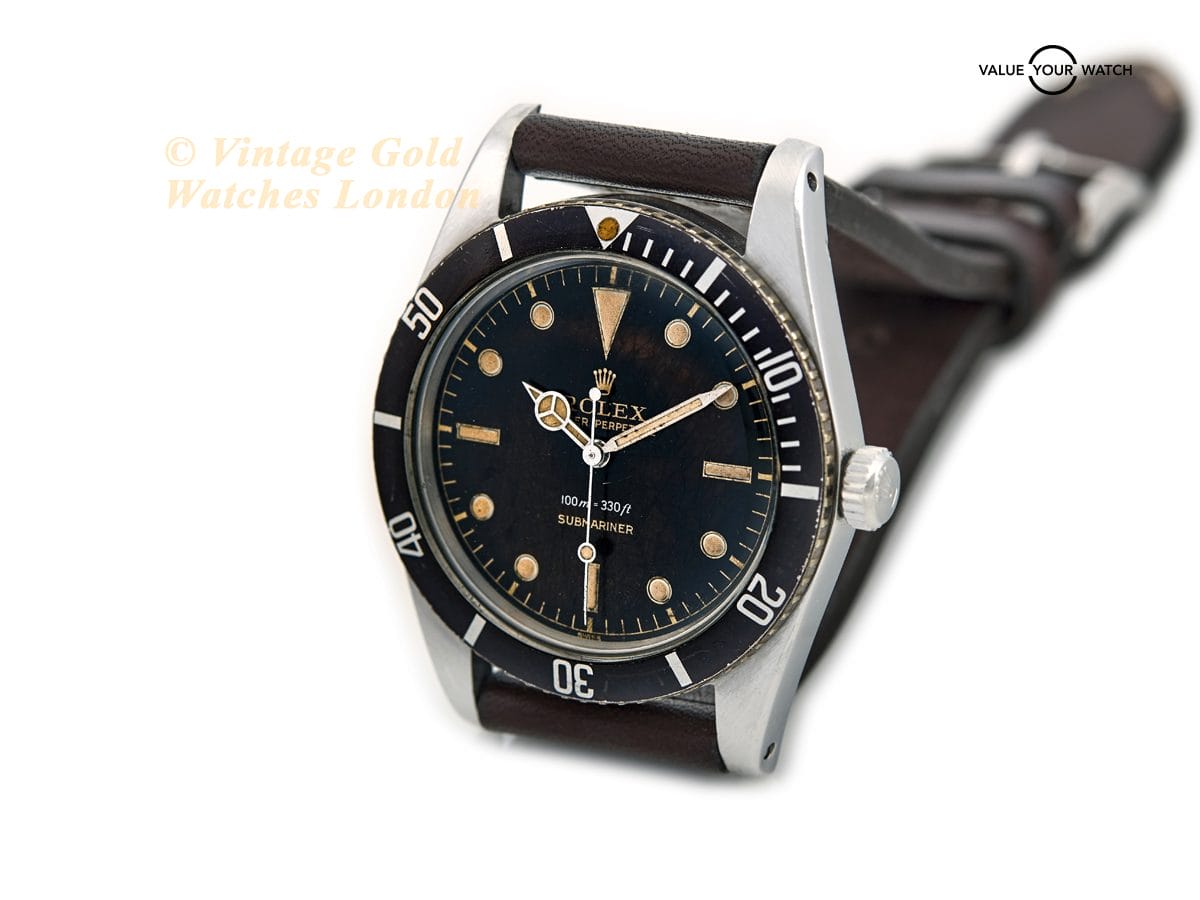 Rolex Submariner Ref.5508 1959 – Superb Tropical Dial Value Your