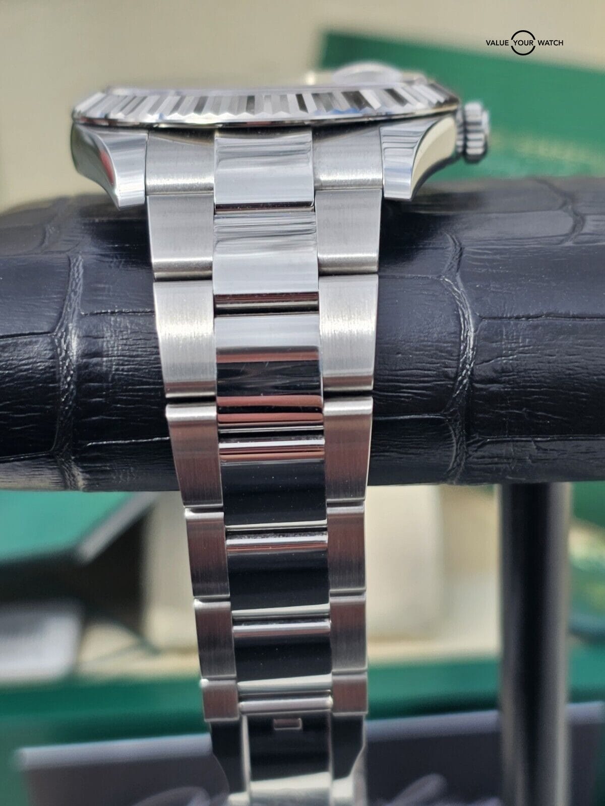 ROLEX DATEJUST 41-White Gold, Blue Dial FULLSET-126334 - Image 3