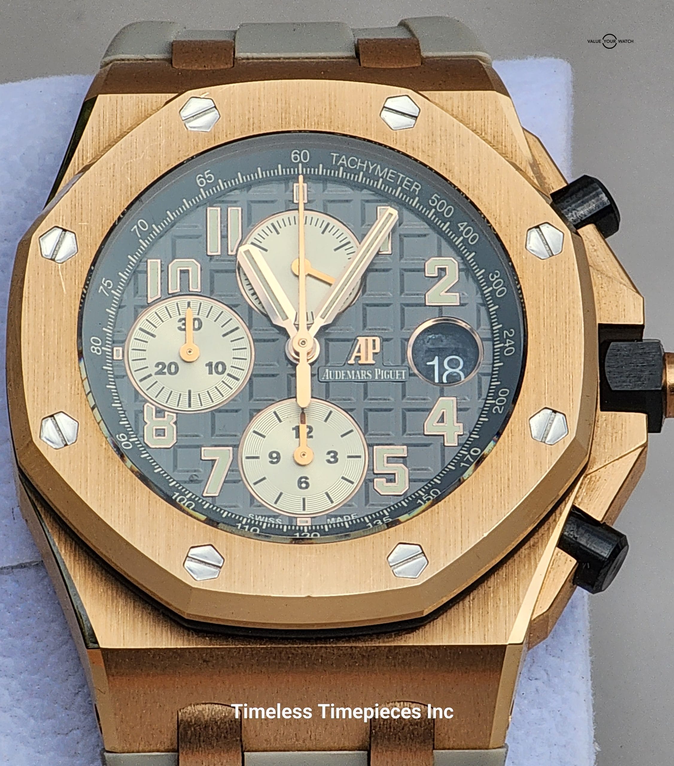 Audemars Piguet Royal Oak Offshore with Discontinued Rhodium Dial. 26470OR.OO.A125CR.01.