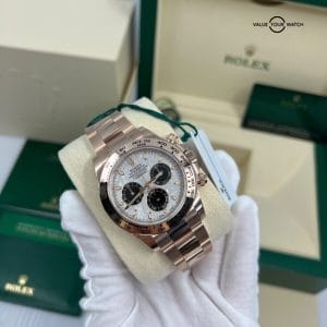 Rolex 2023 Stickers New Unworn Daytona Meteorite Dial Rose Gold Everose 116505